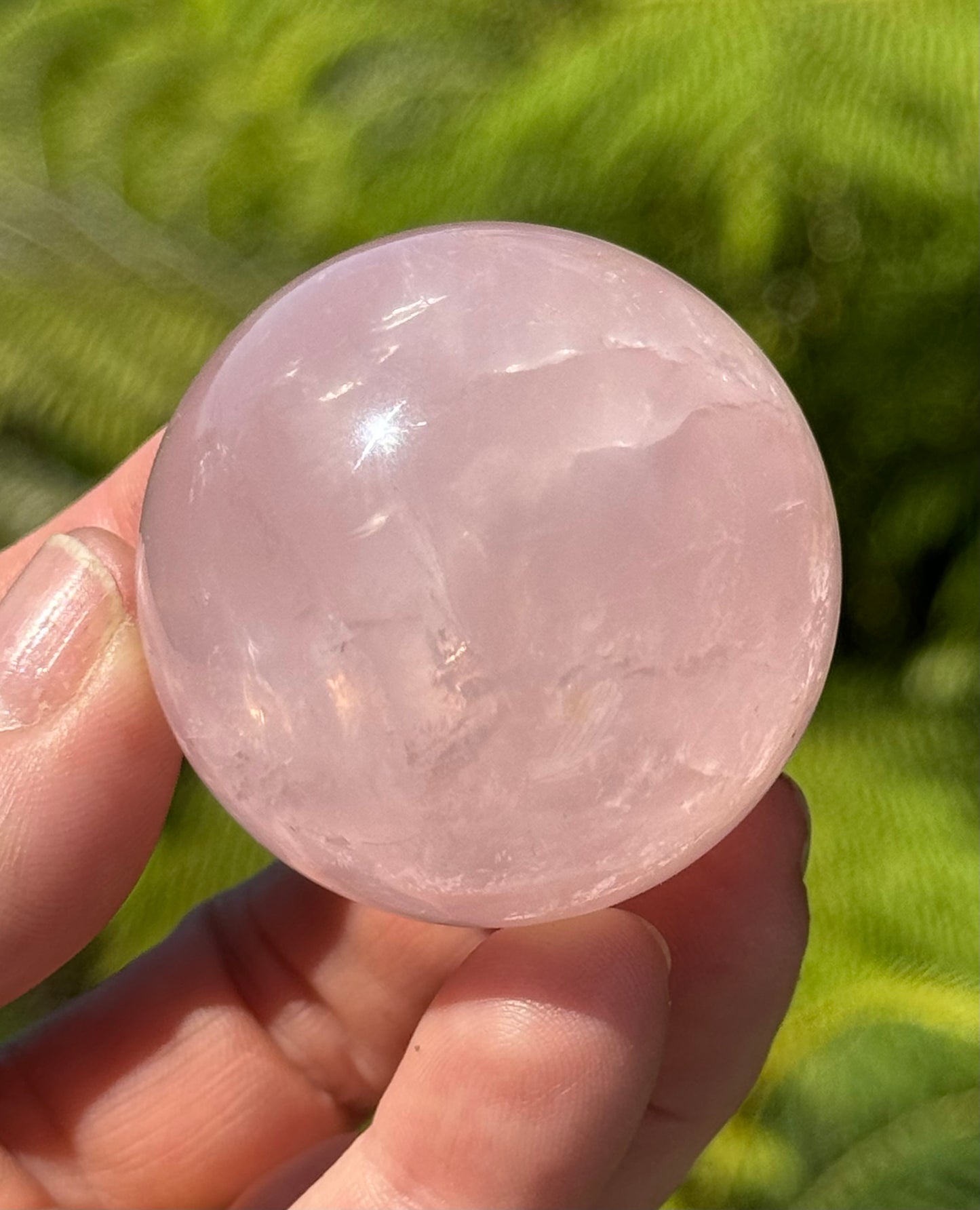 Star Rose Quartz Sphere