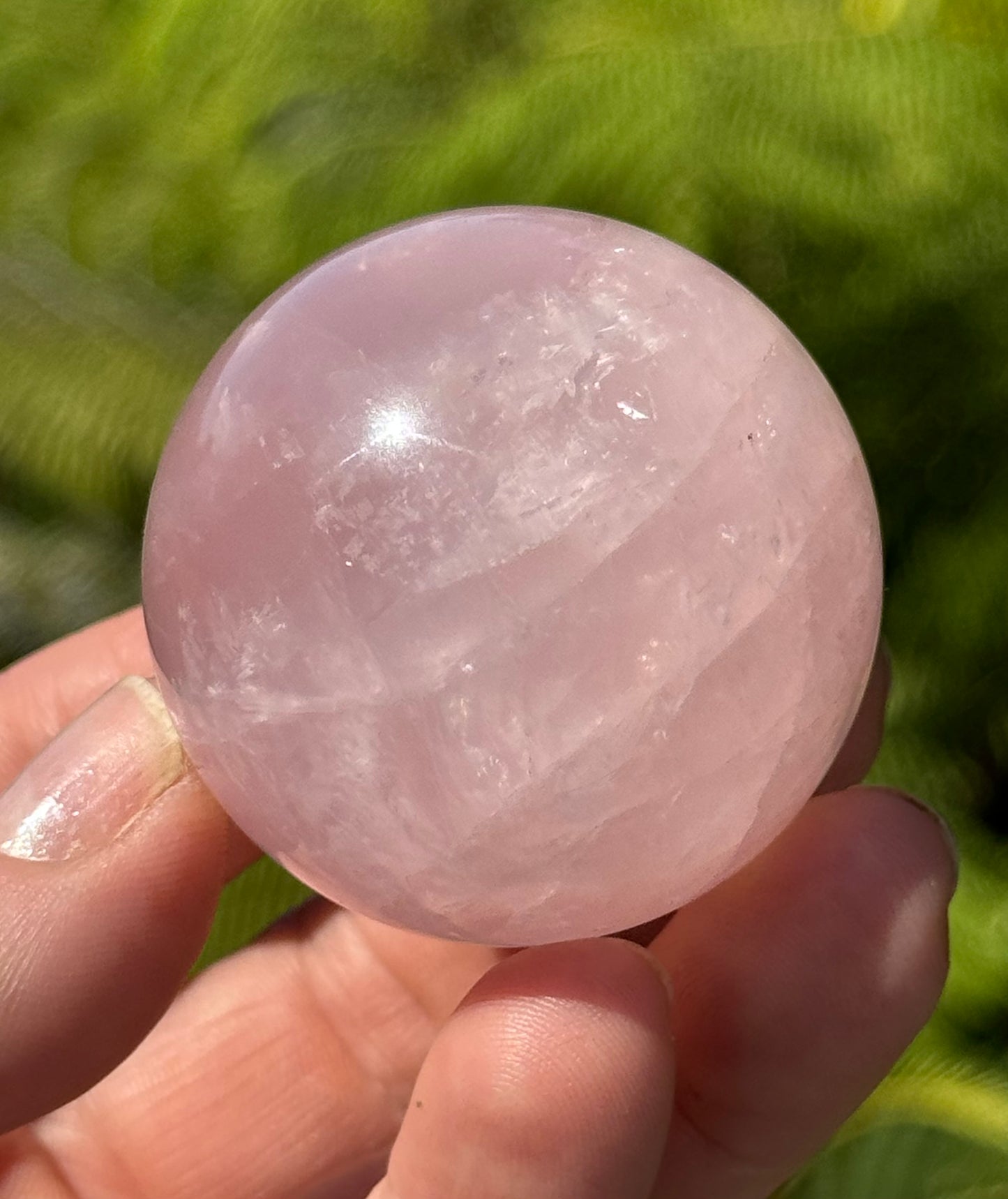 Star Rose Quartz Sphere