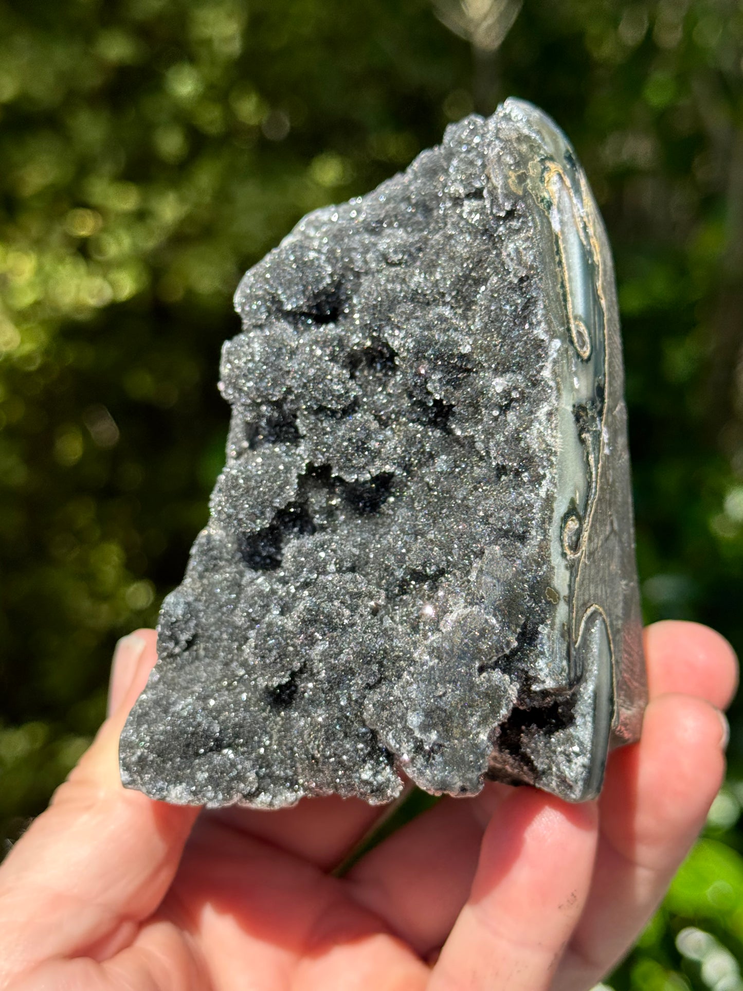 Black Amethyst Free form