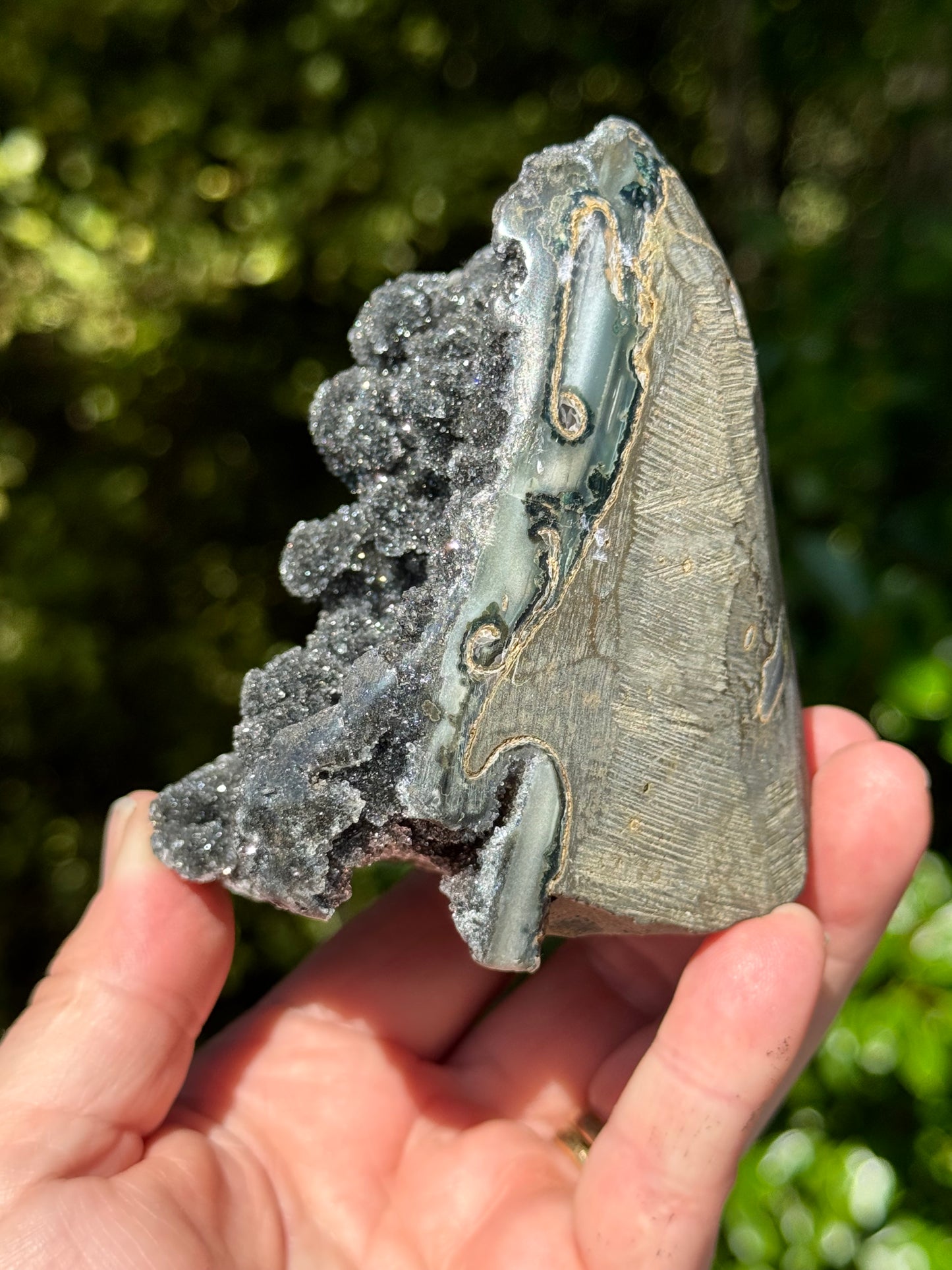 Black Amethyst Free form