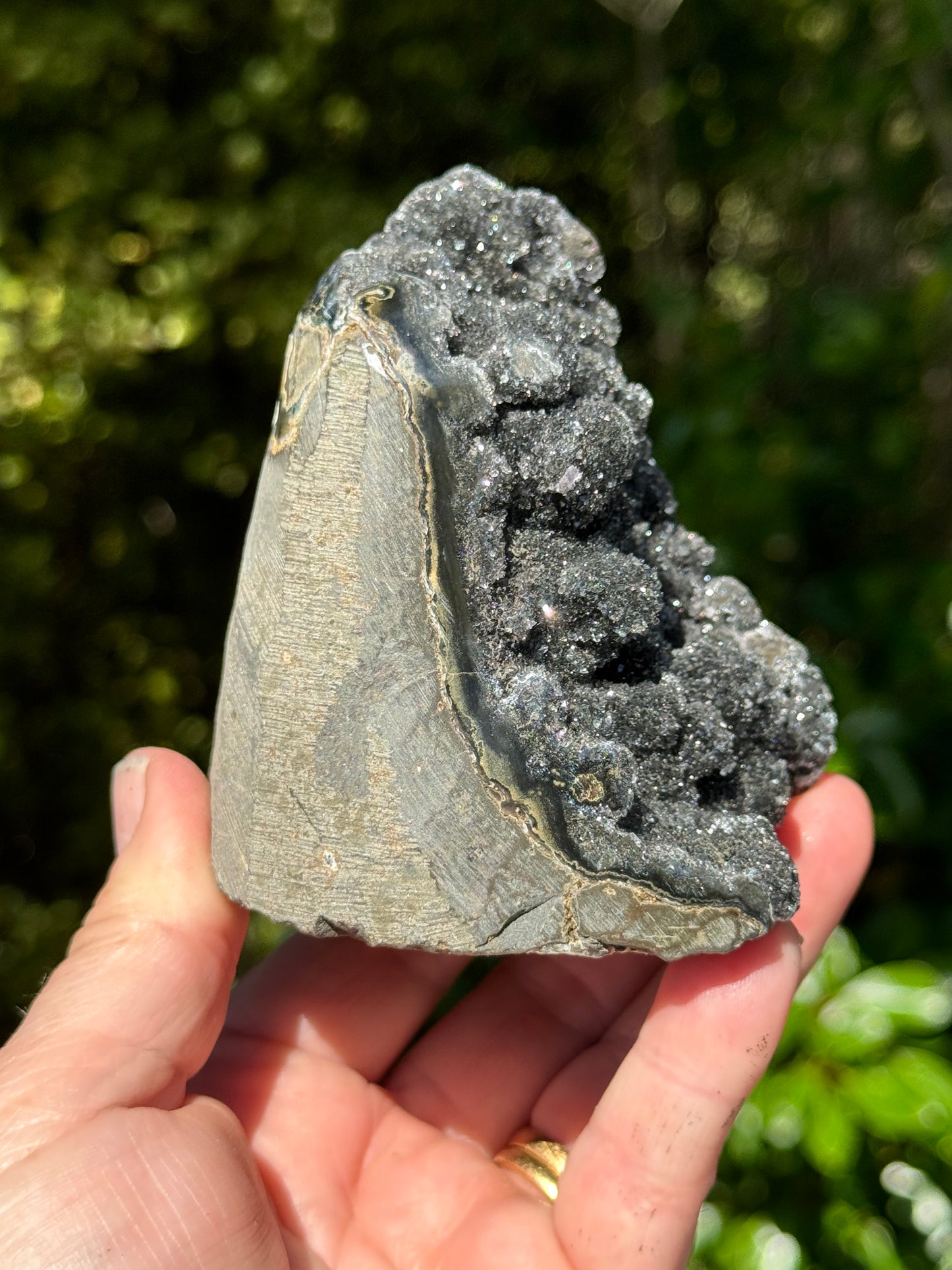 Black Amethyst Free form