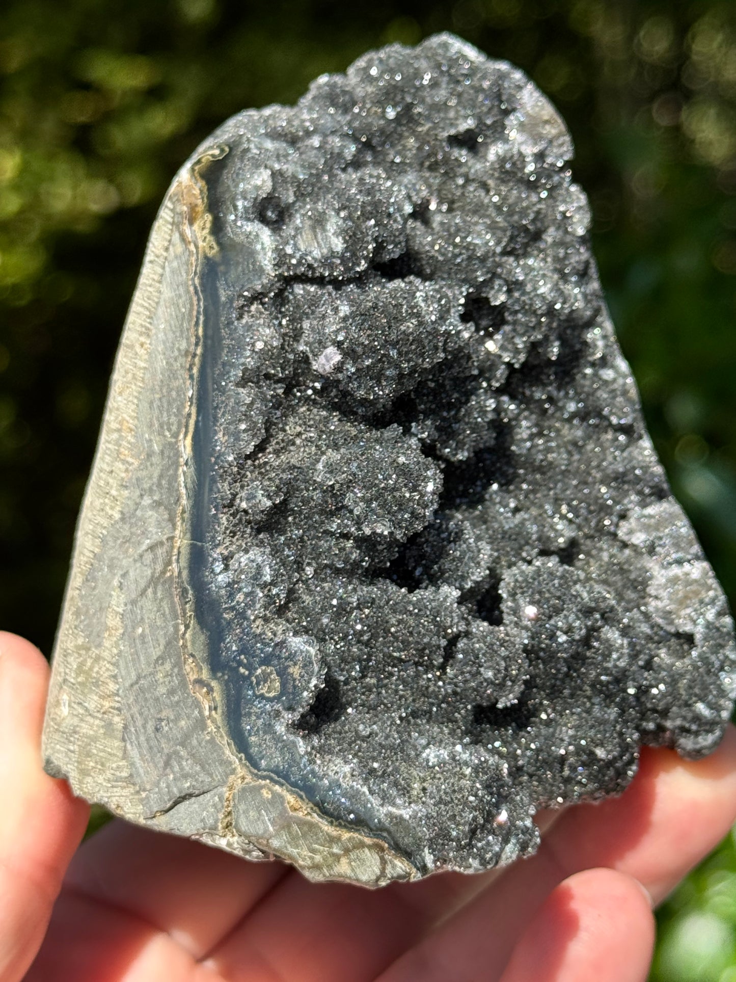 Black Amethyst Free form