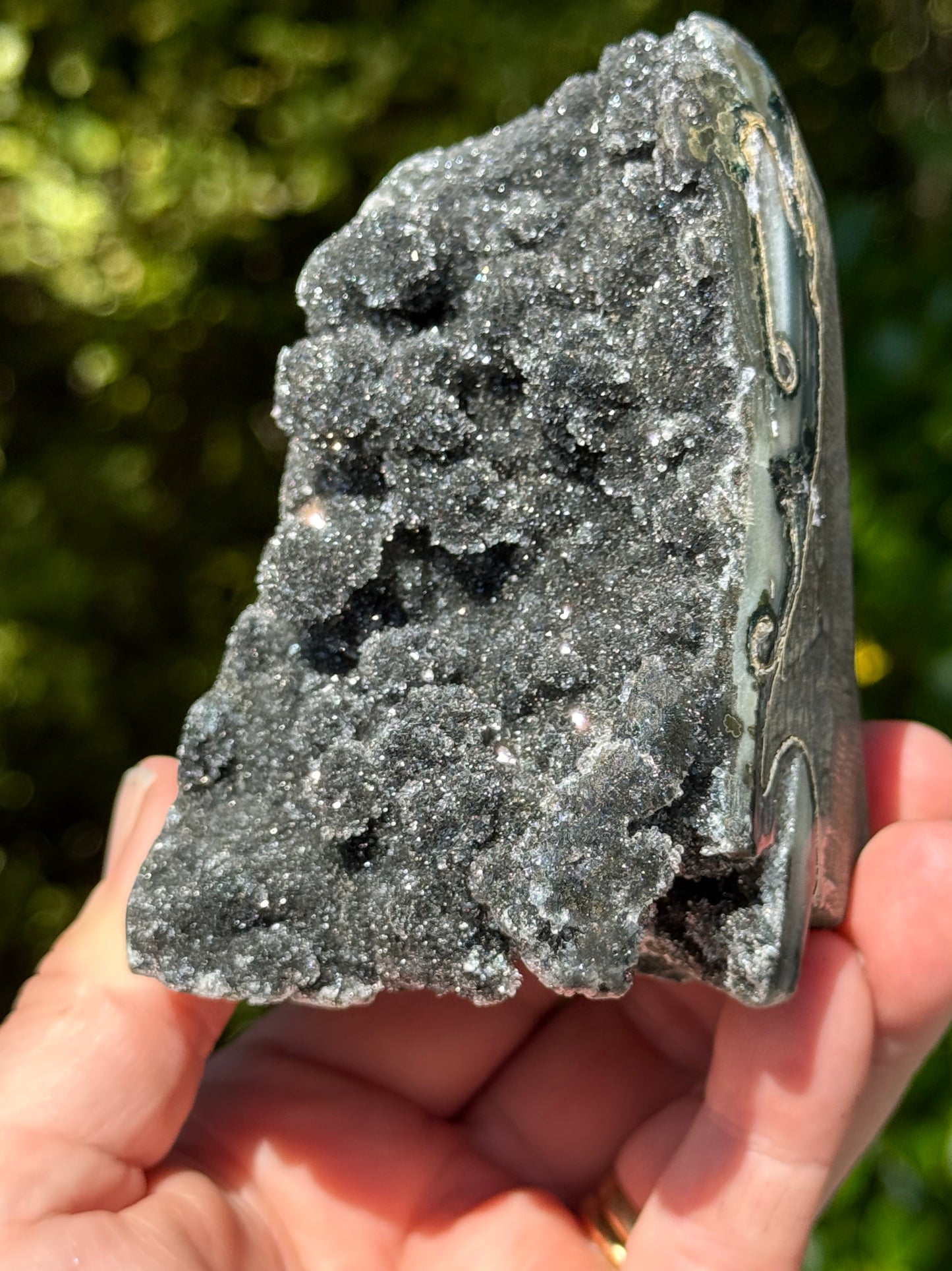 Black Amethyst Free form