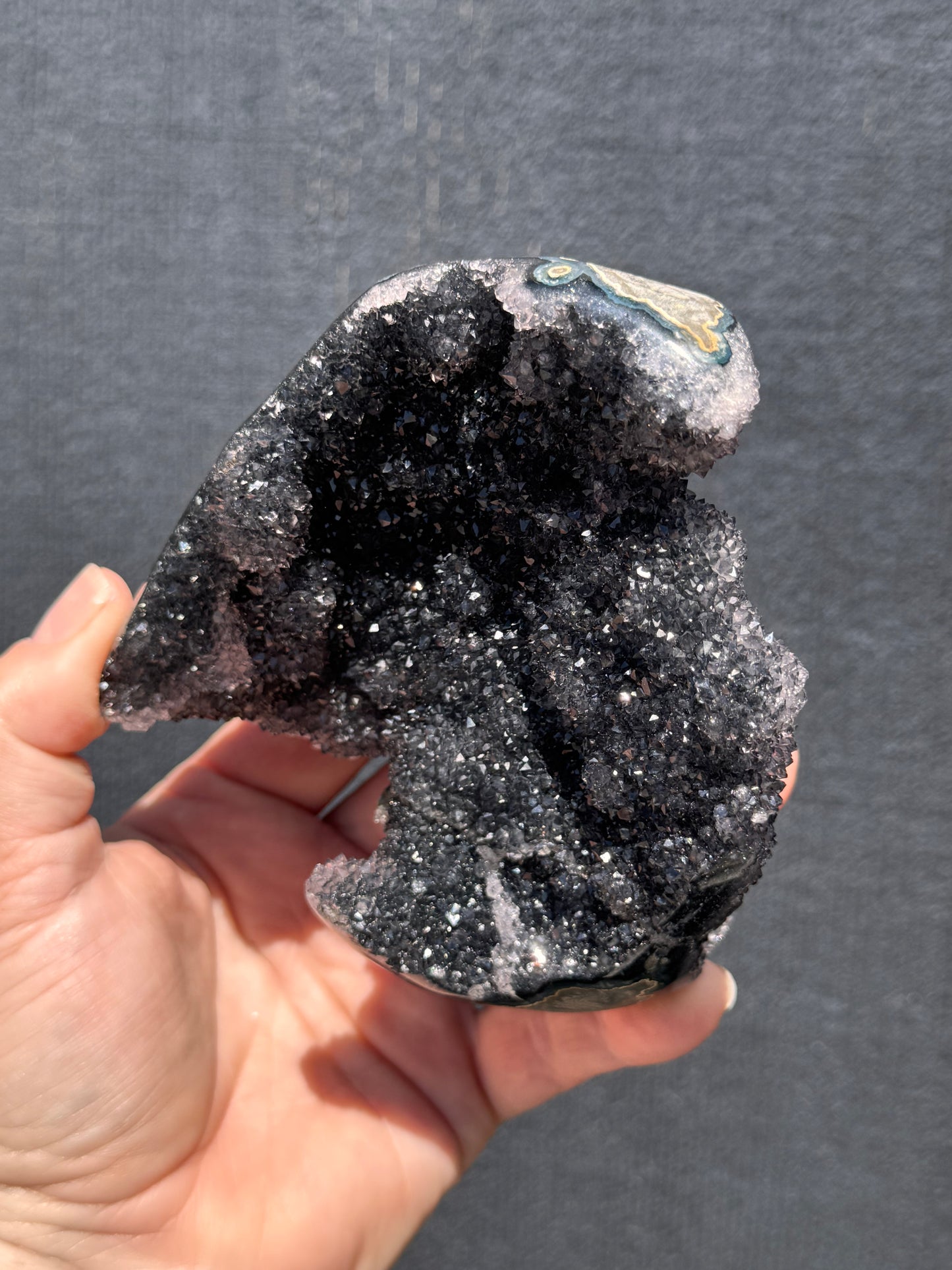Black Amethyst cut base 6