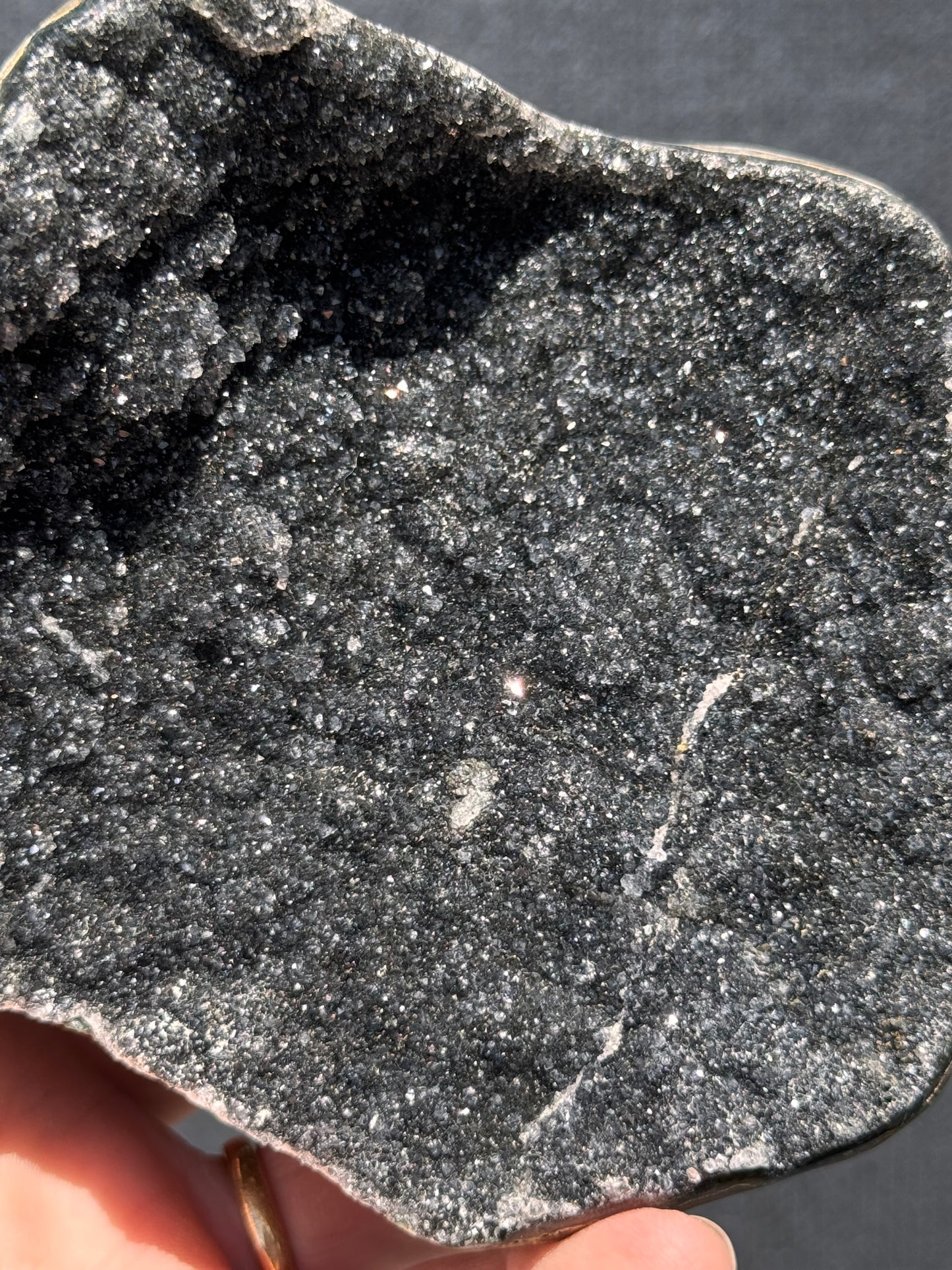 Black Amethyst cut base  7