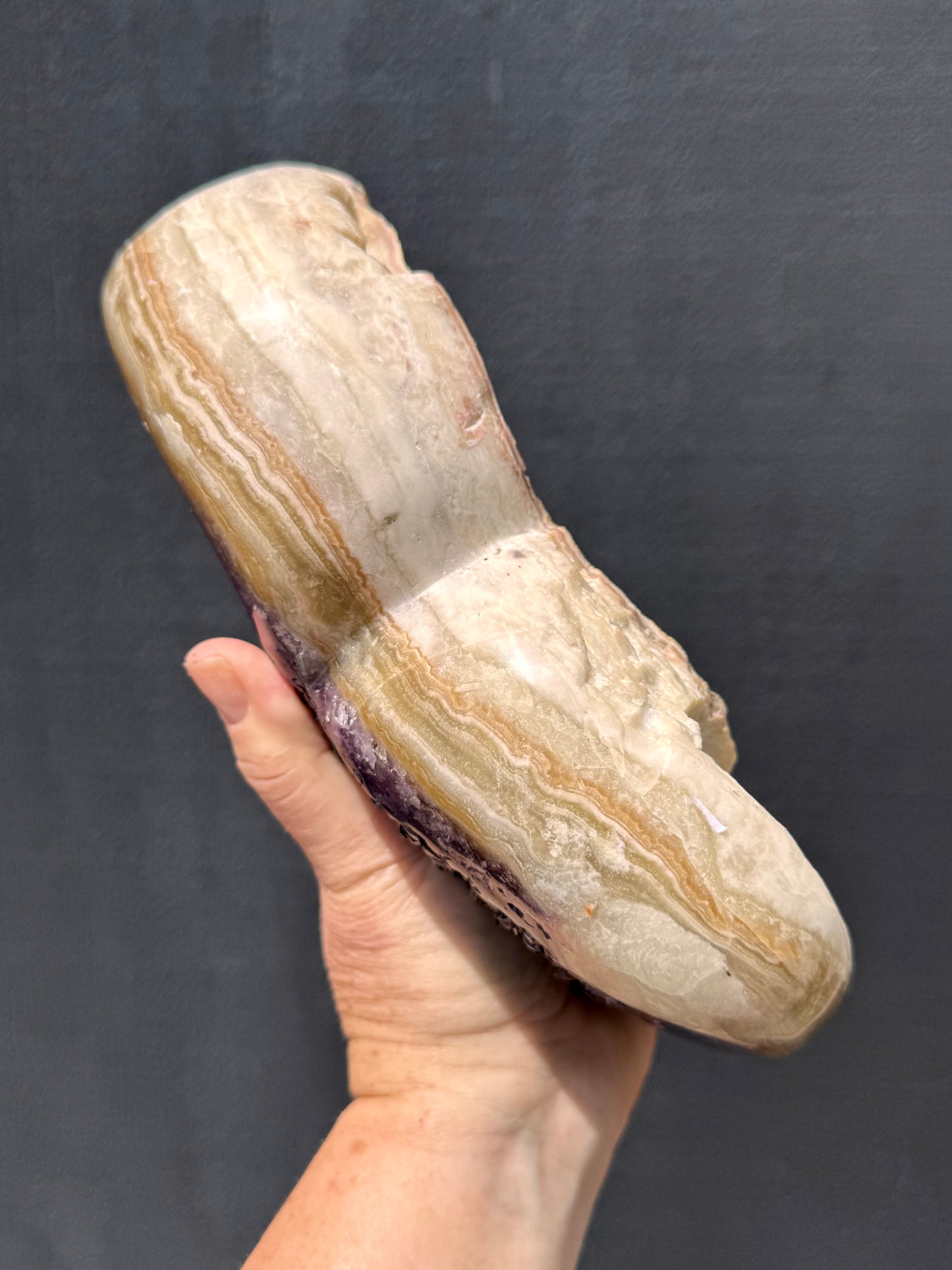 Uruguay Amethyst Cluster Heart - Large