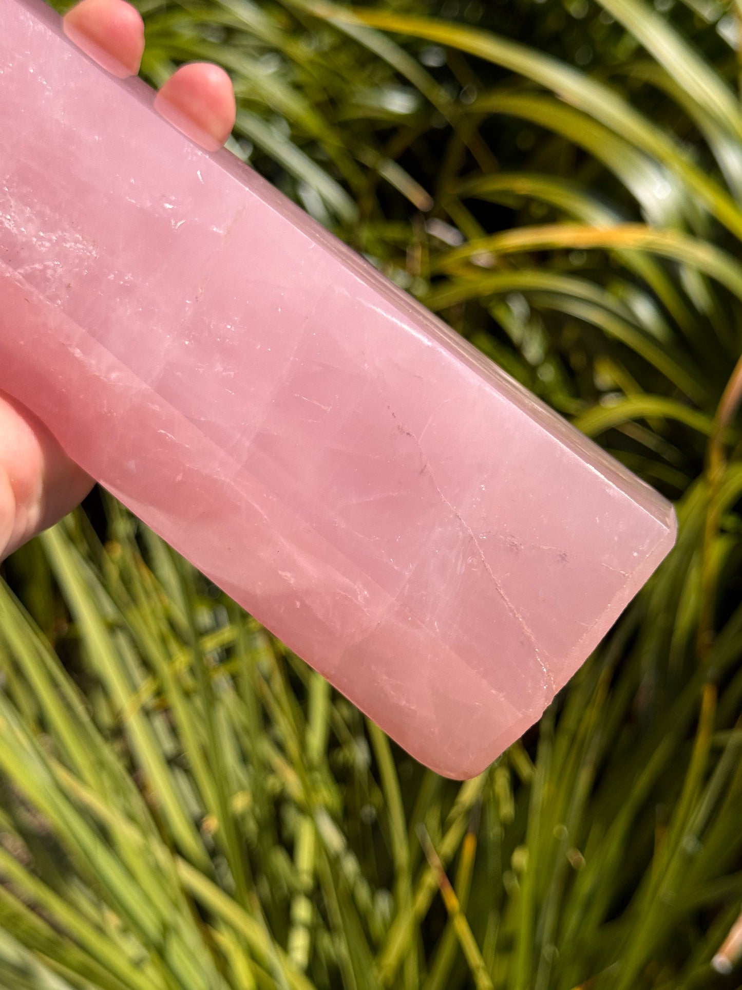 Rose Quartz Tower - Extra Large