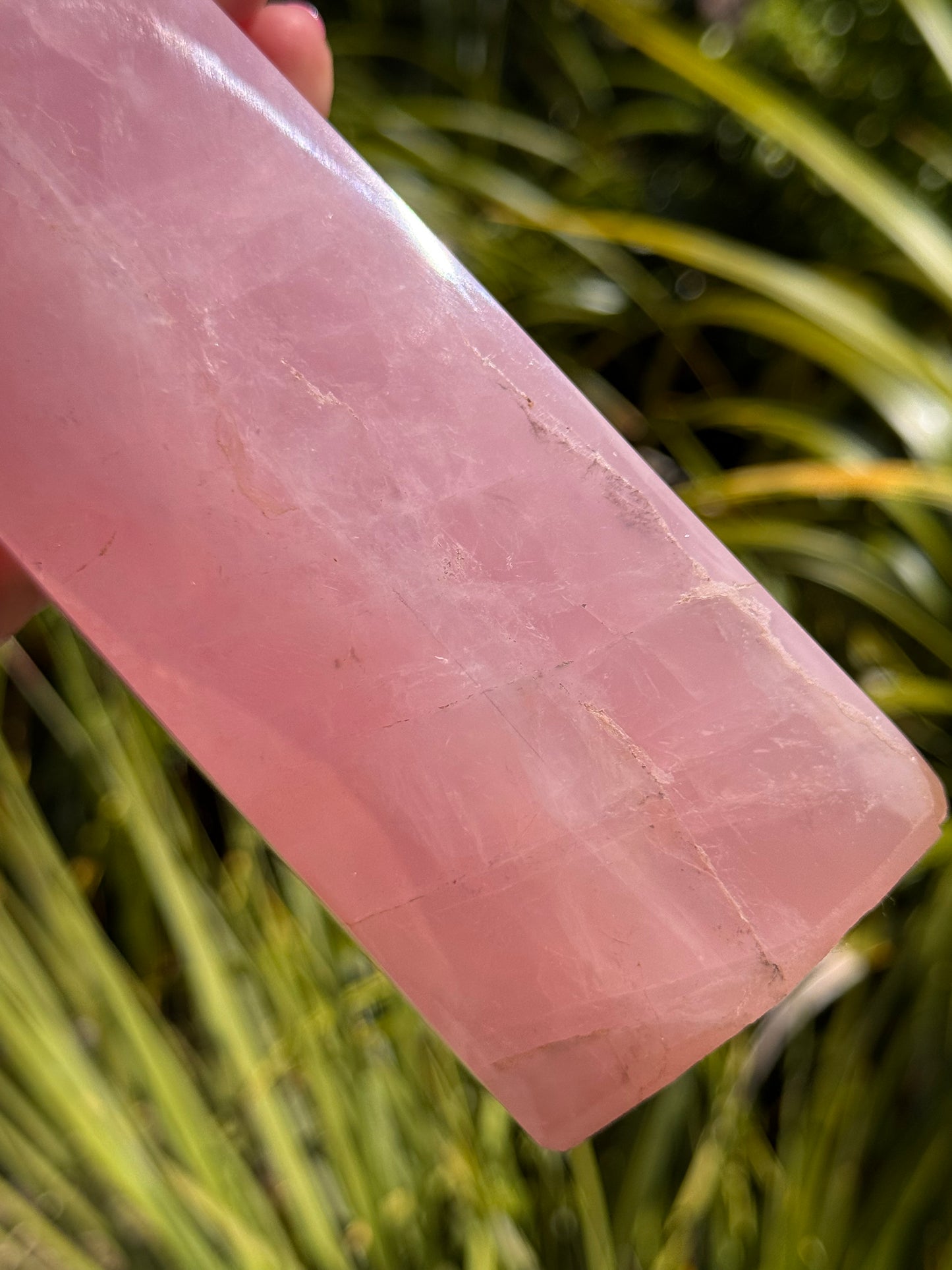 Rose Quartz Tower - Extra Large