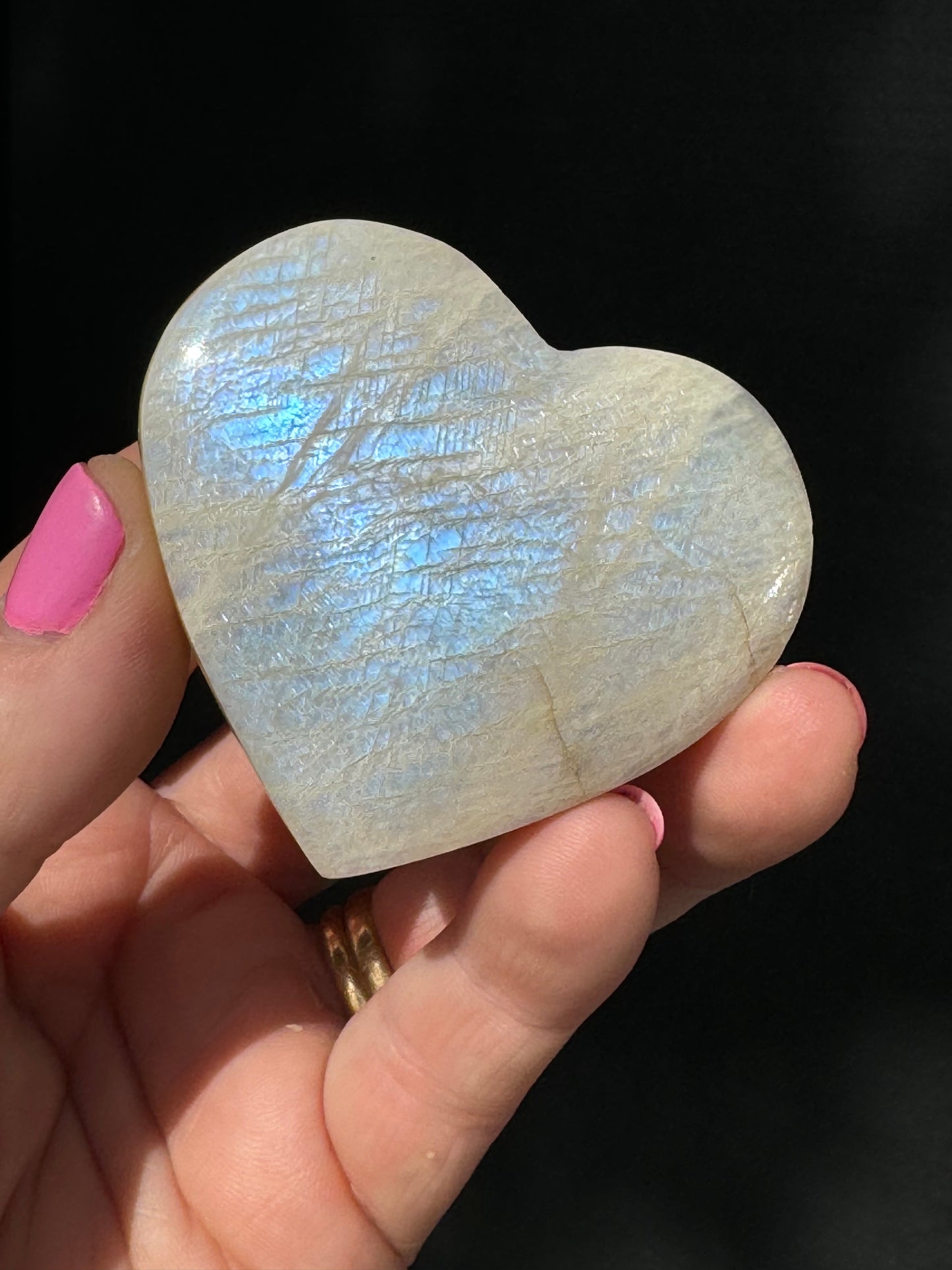 Moonstone, Blue Flash Heart