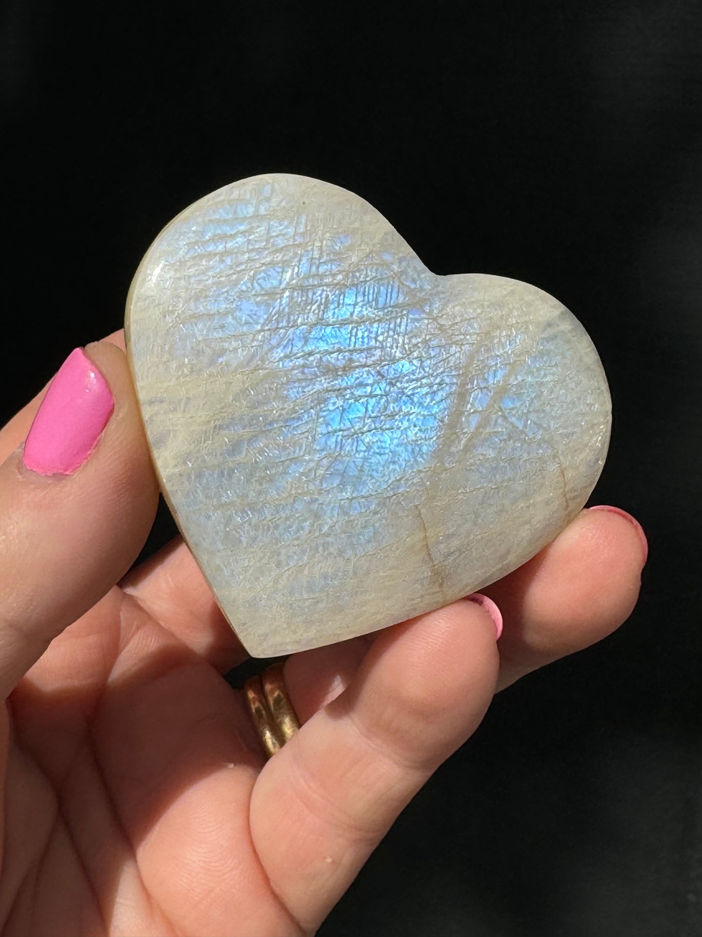 Moonstone, Blue Flash Heart