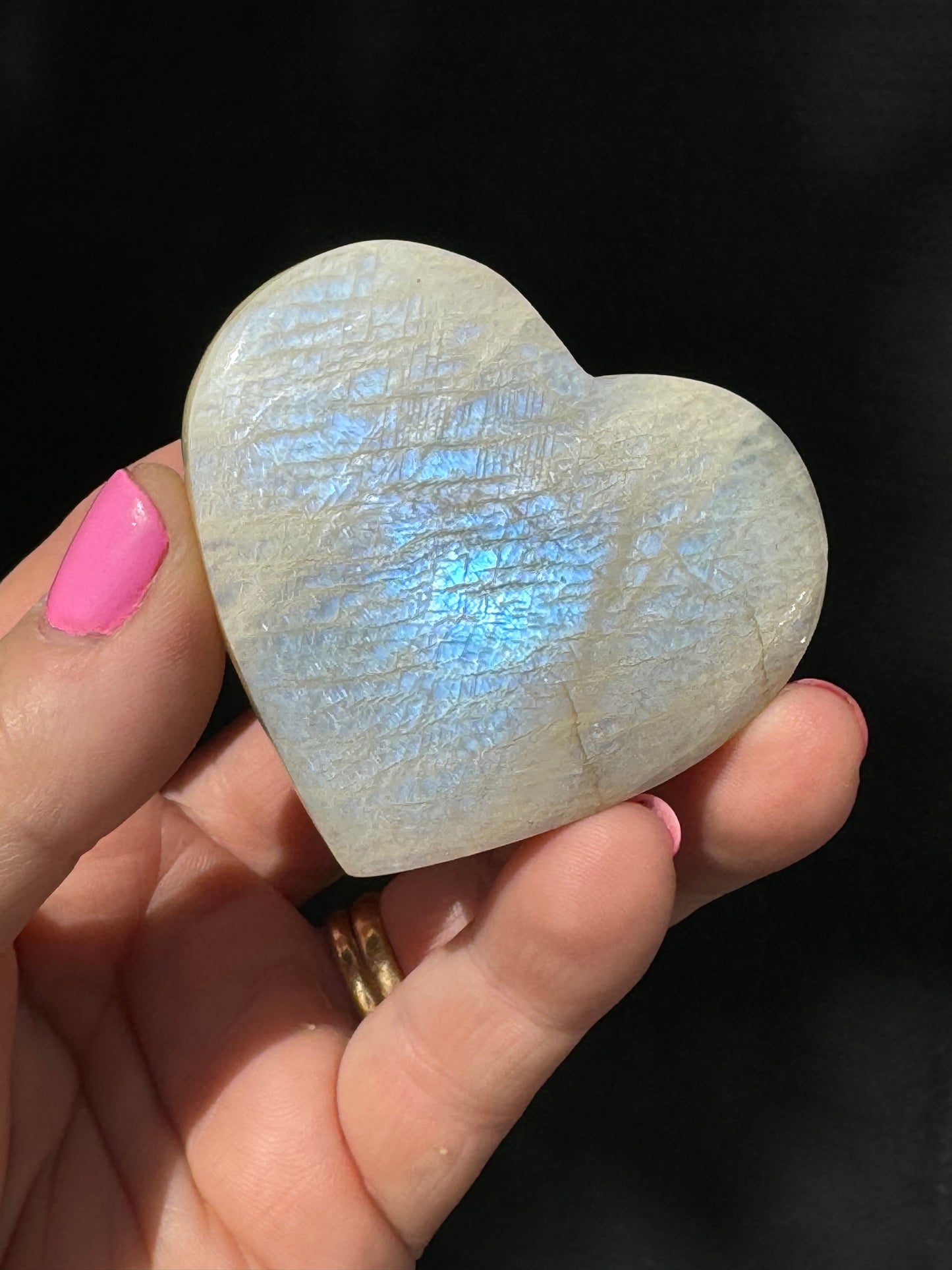 Moonstone, Blue Flash Heart