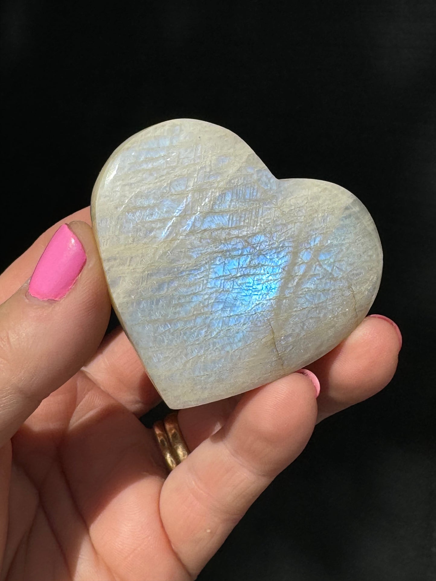 Moonstone, Blue Flash Heart