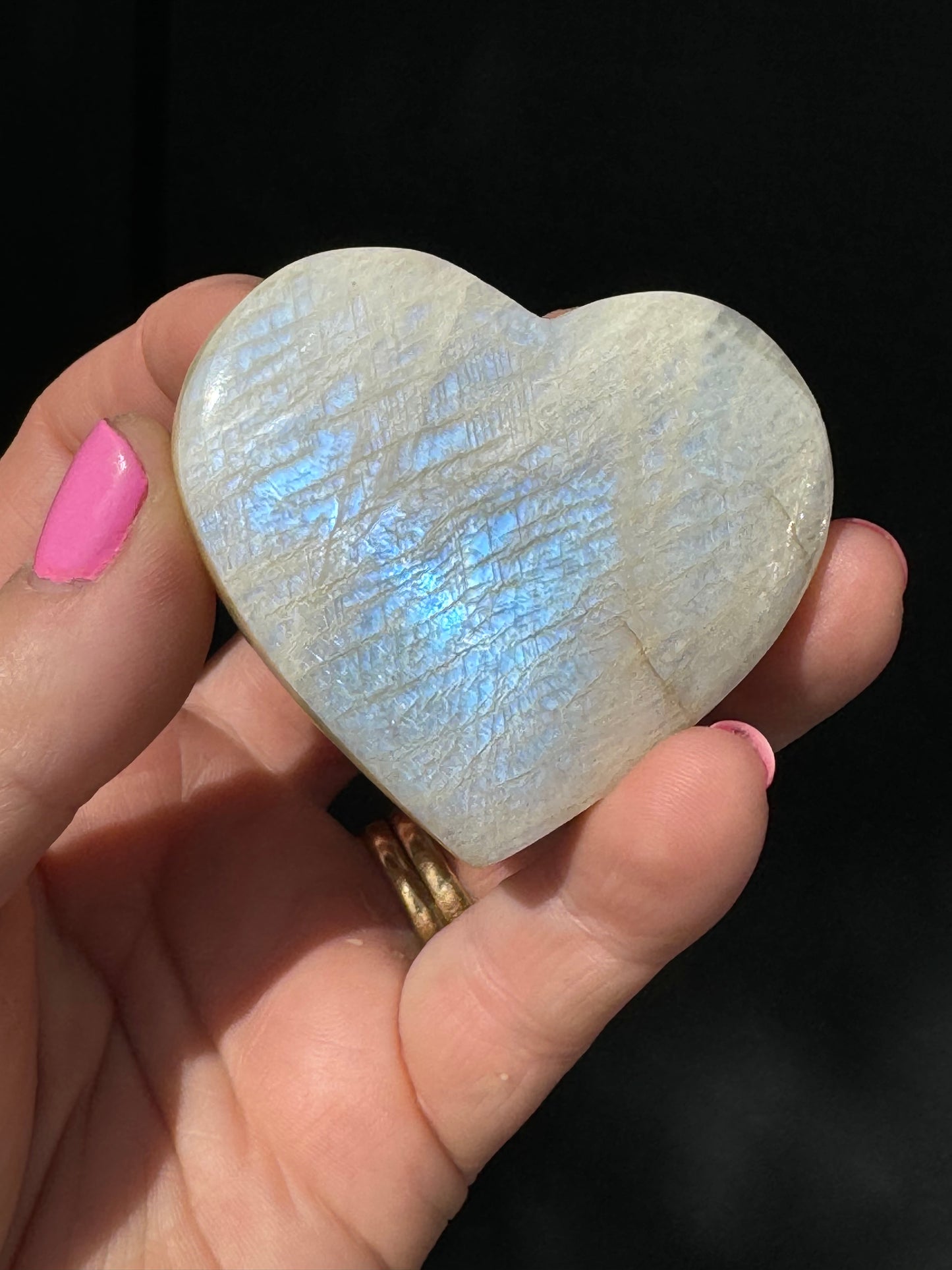 Moonstone, Blue Flash Heart