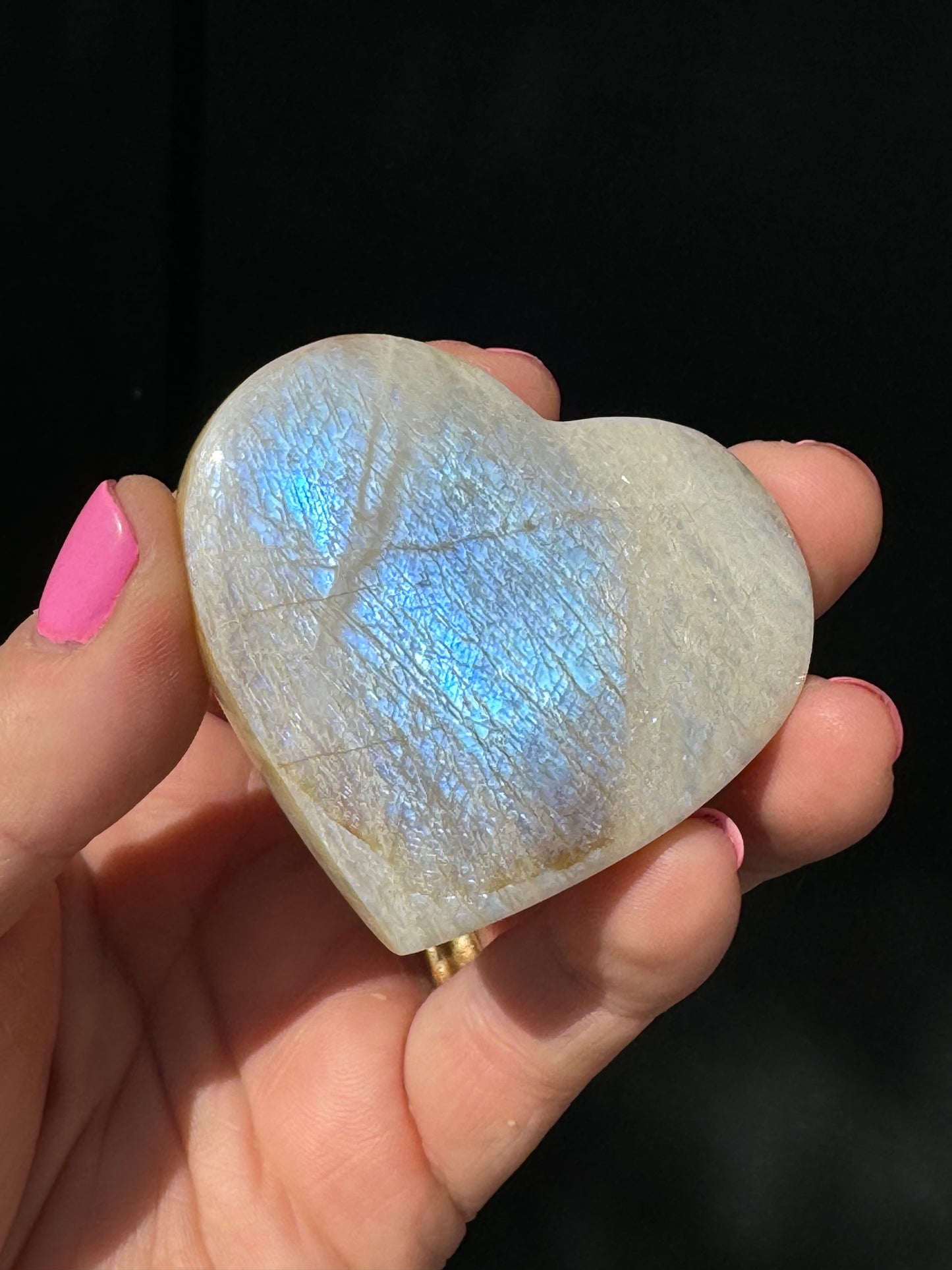 Moonstone, Blue Flash Heart