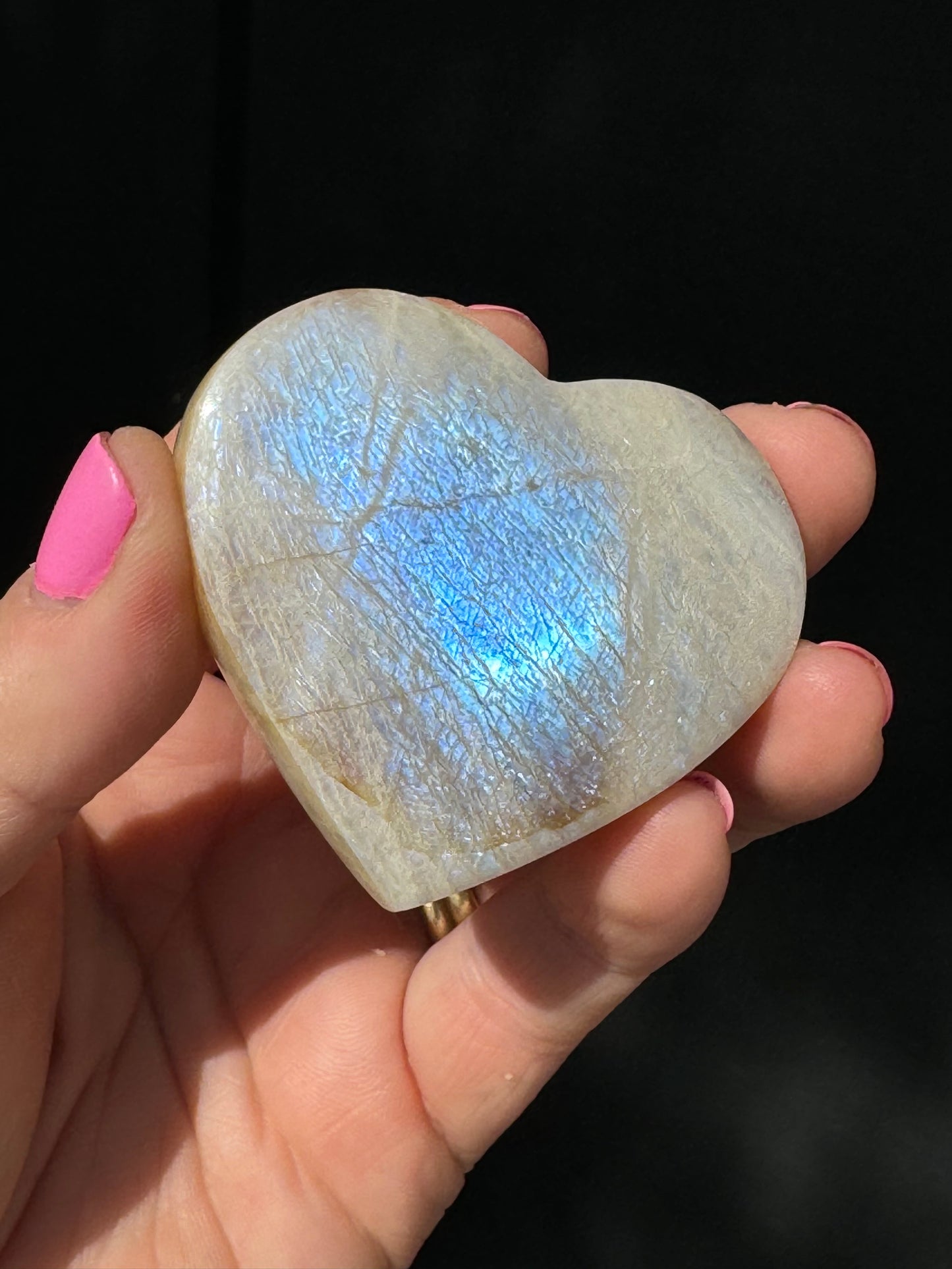 Moonstone, Blue Flash Heart