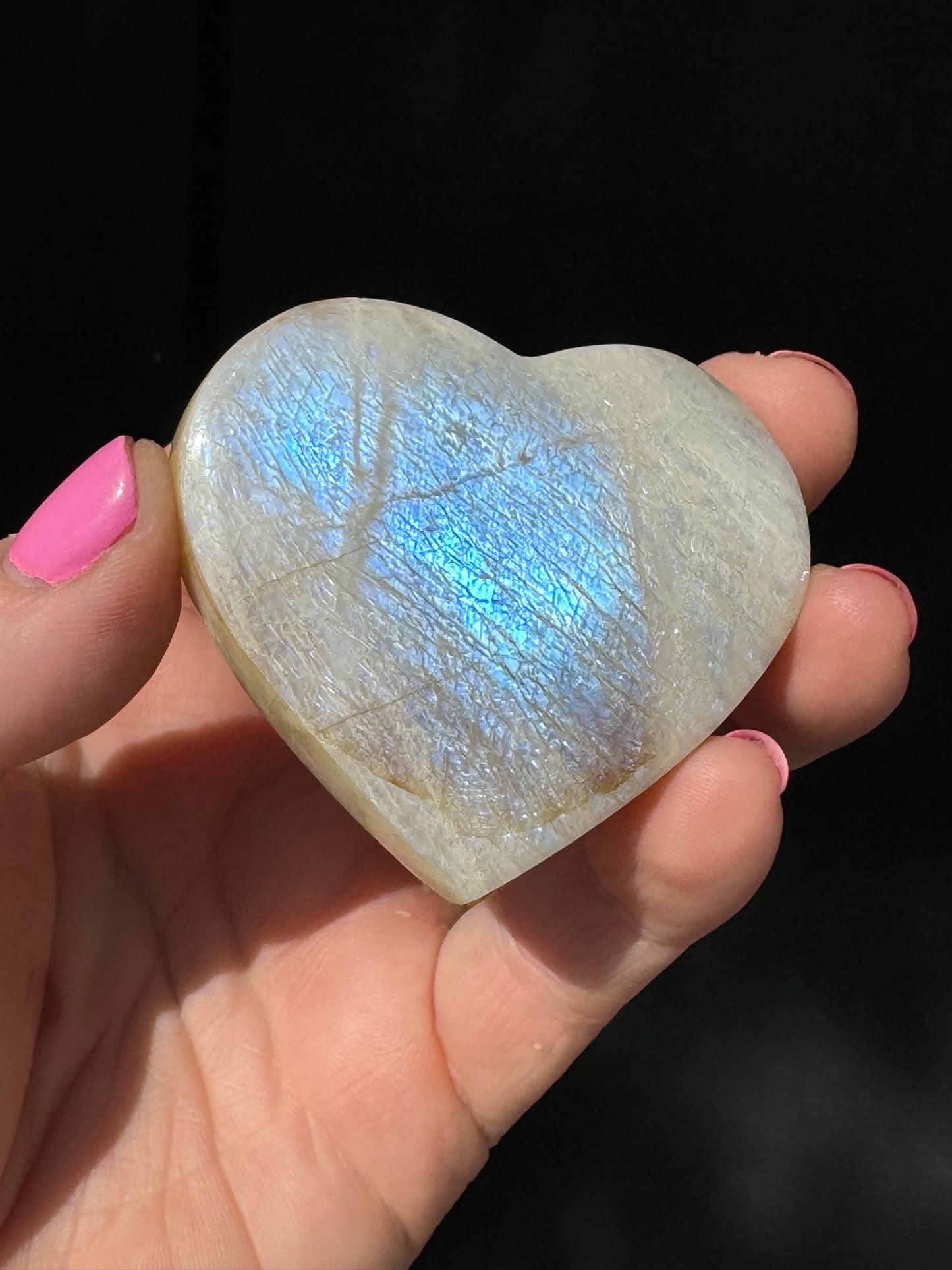 Moonstone, Blue Flash Heart