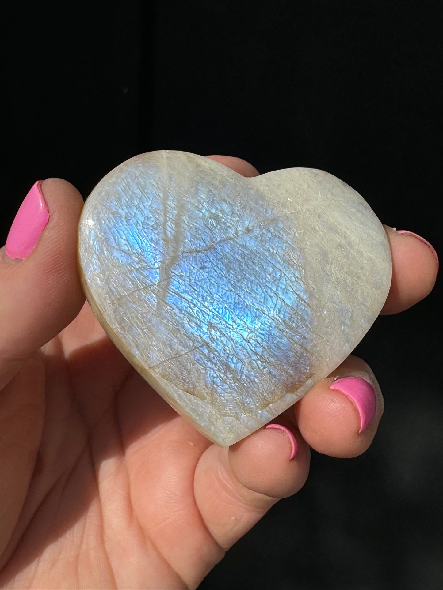 Moonstone, Blue Flash Heart