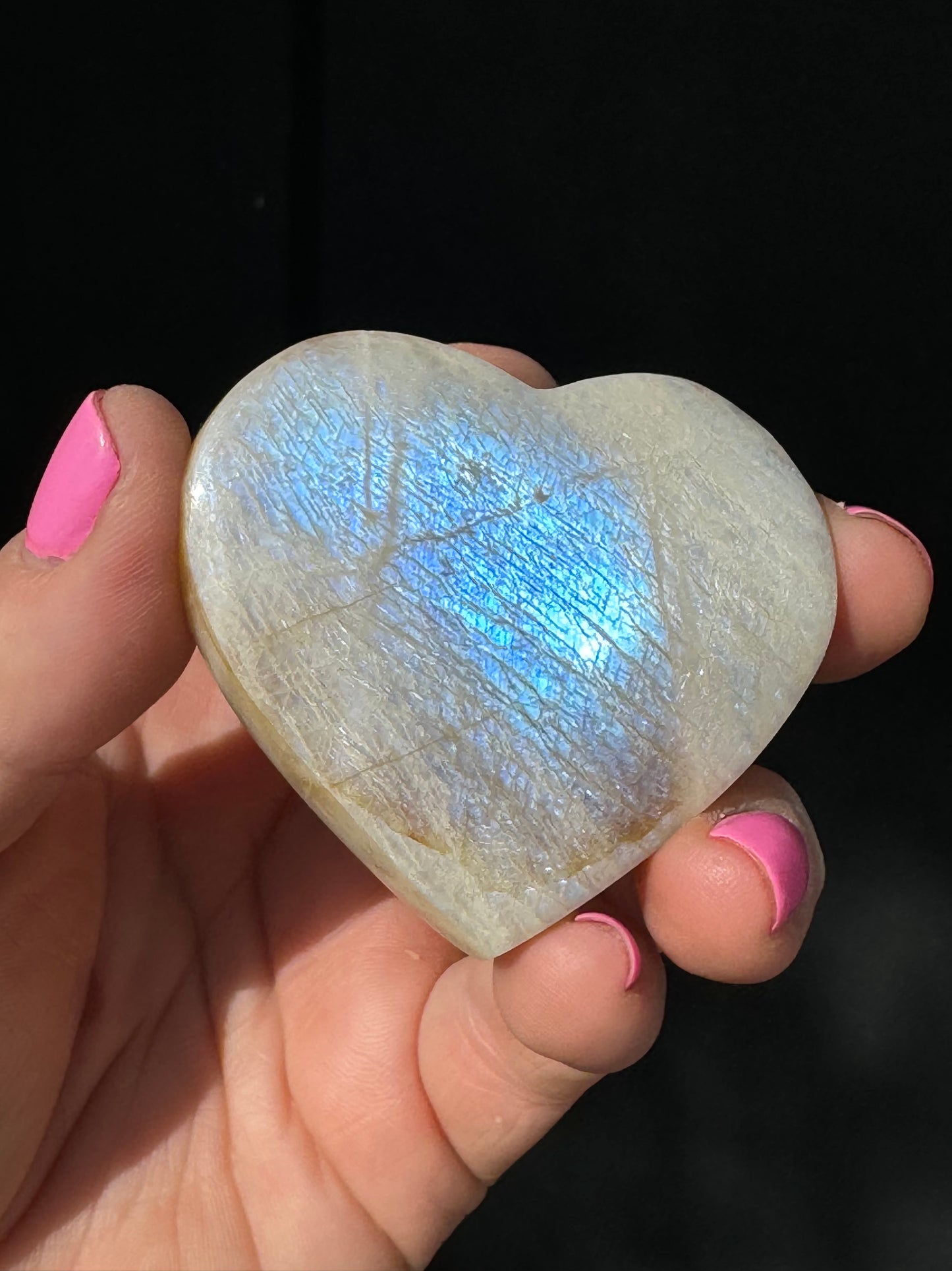 Moonstone, Blue Flash Heart