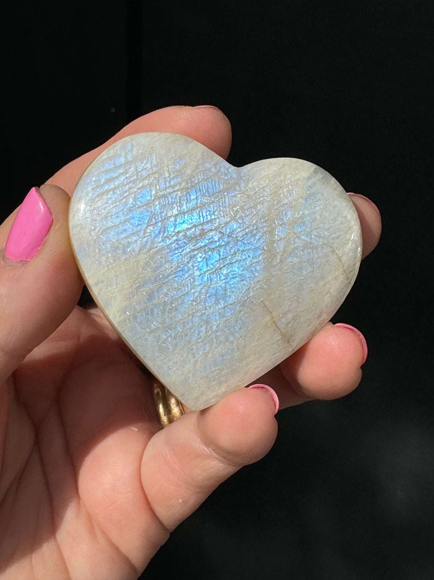 Moonstone, Blue Flash Heart