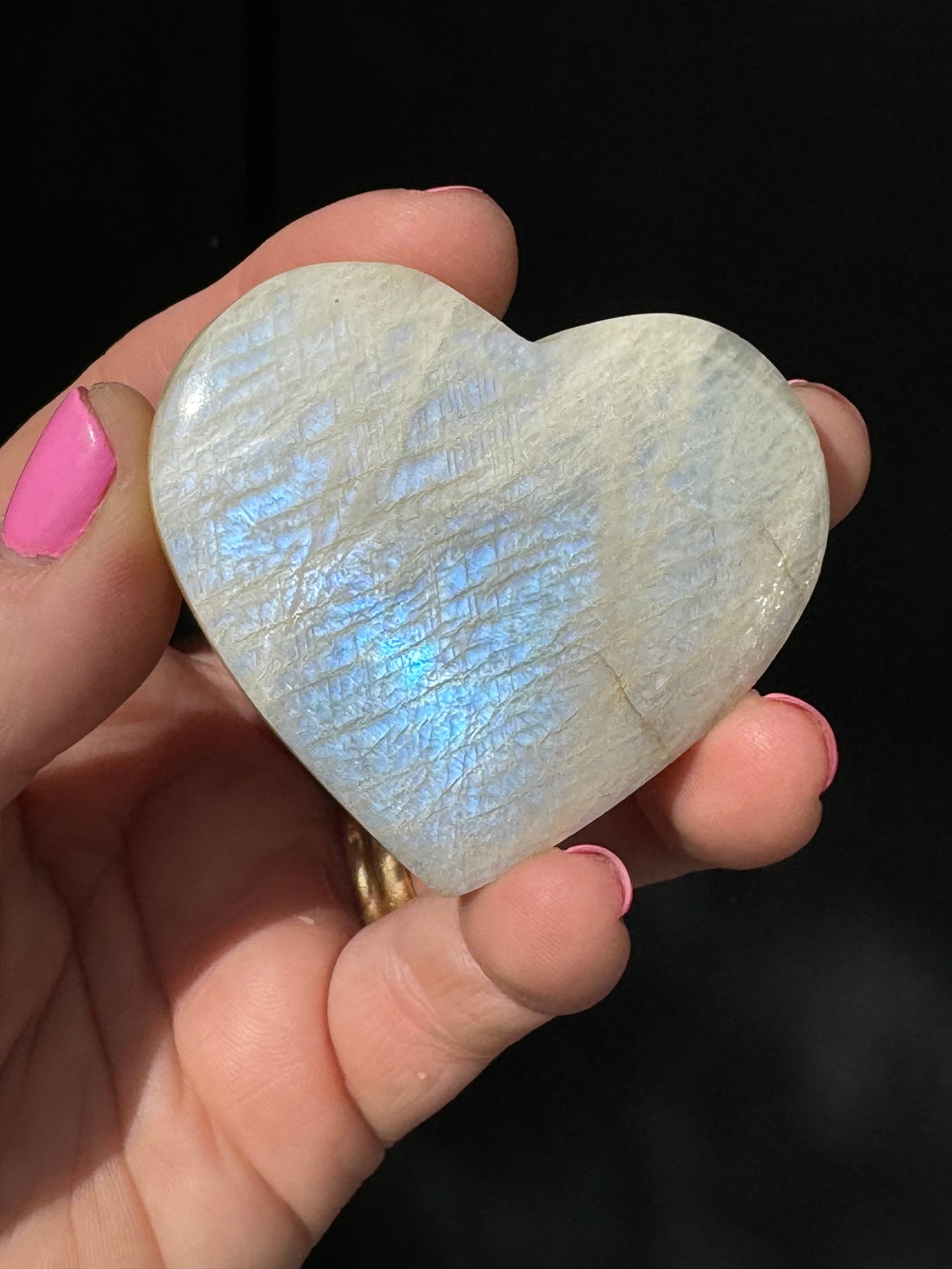 Moonstone, Blue Flash Heart