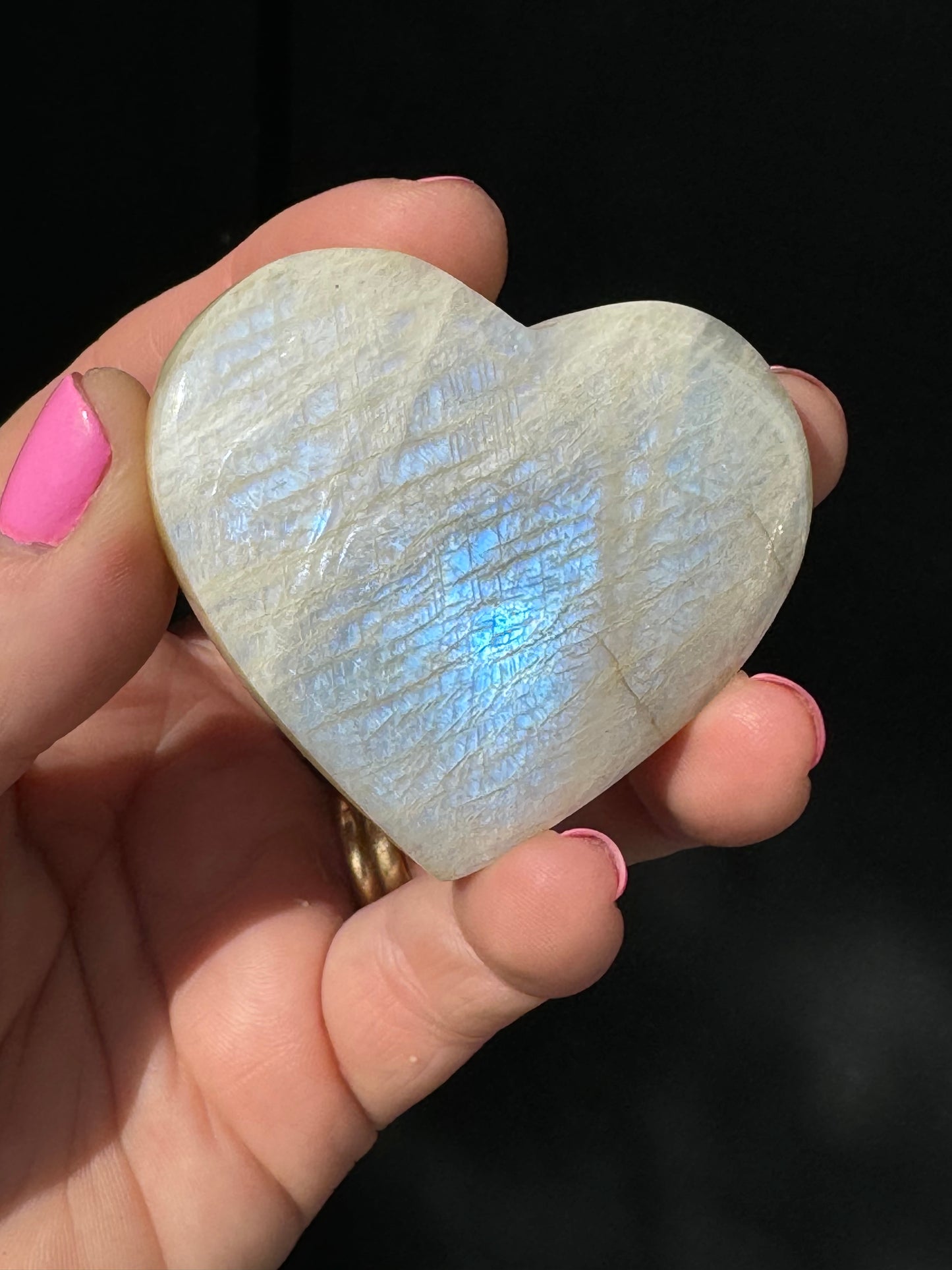 Moonstone, Blue Flash Heart