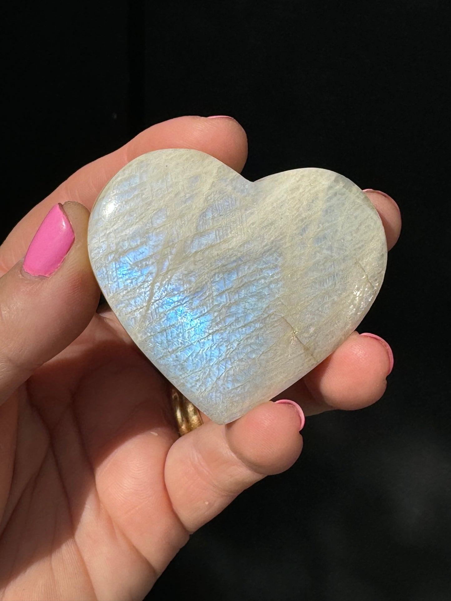 Moonstone, Blue Flash Heart