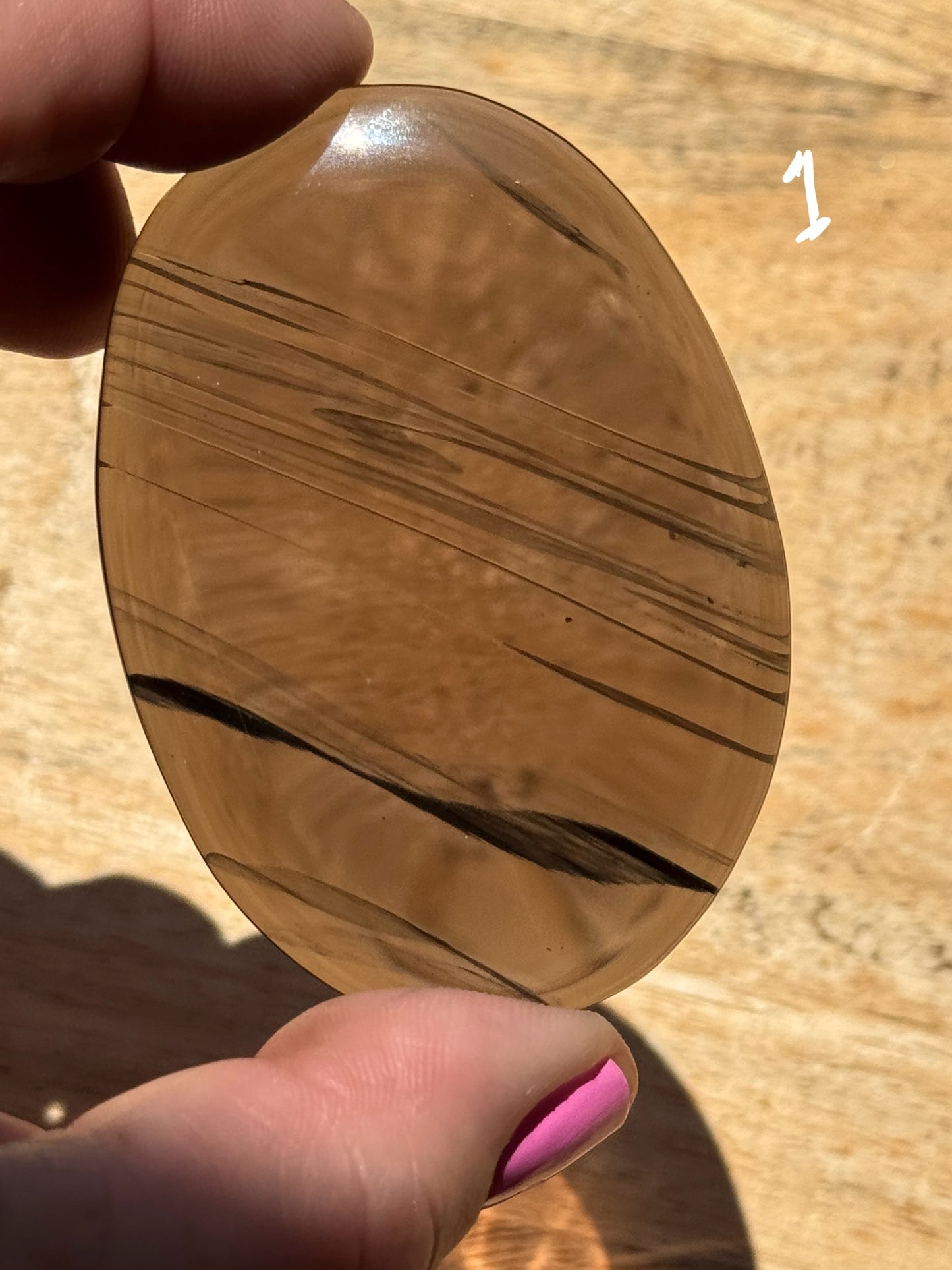 Midnight Lace Obsidian Palm Stones 40g to 50g