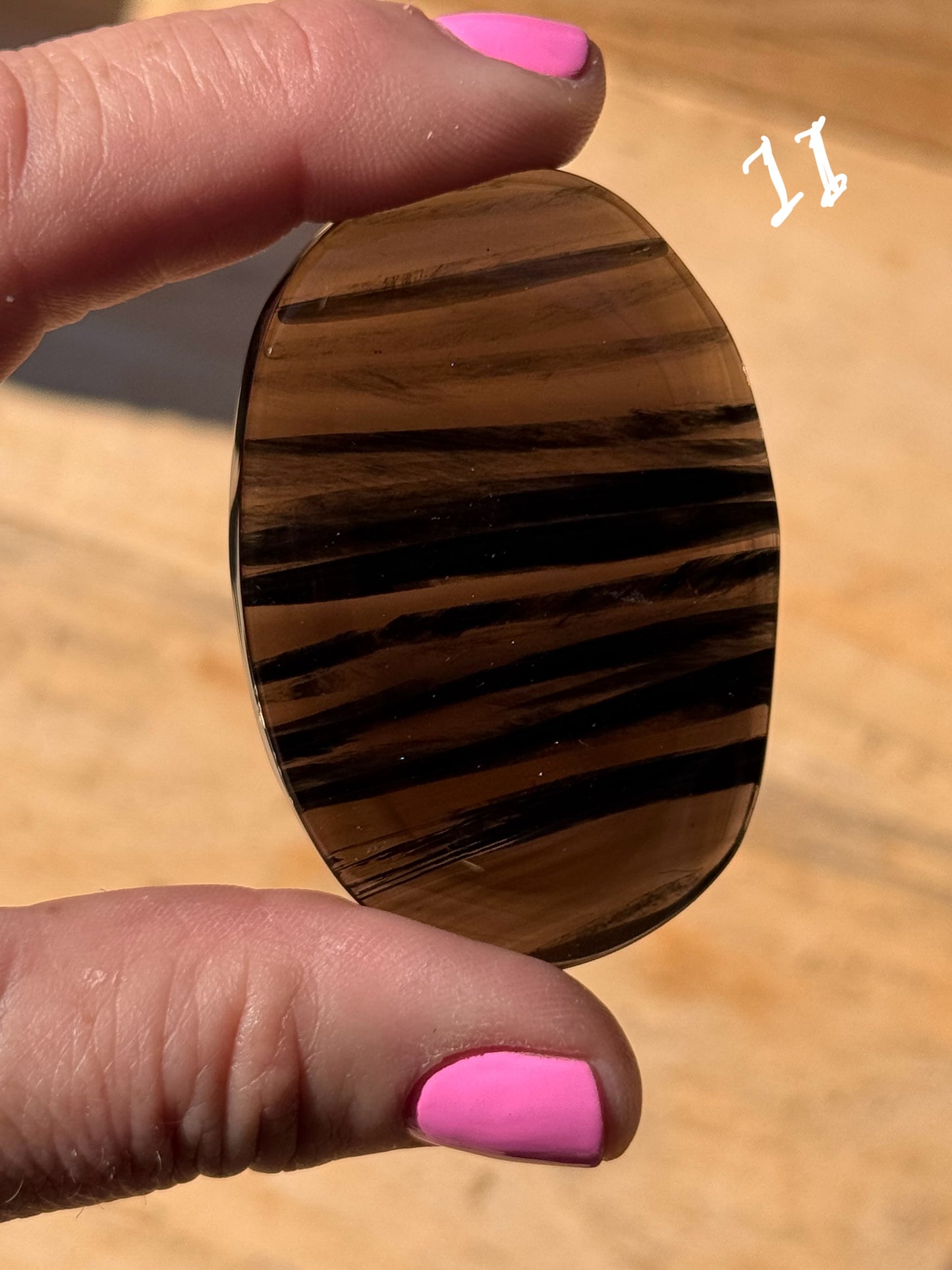 Midnight Lace Obsidian Palm Stones 30g to 40g