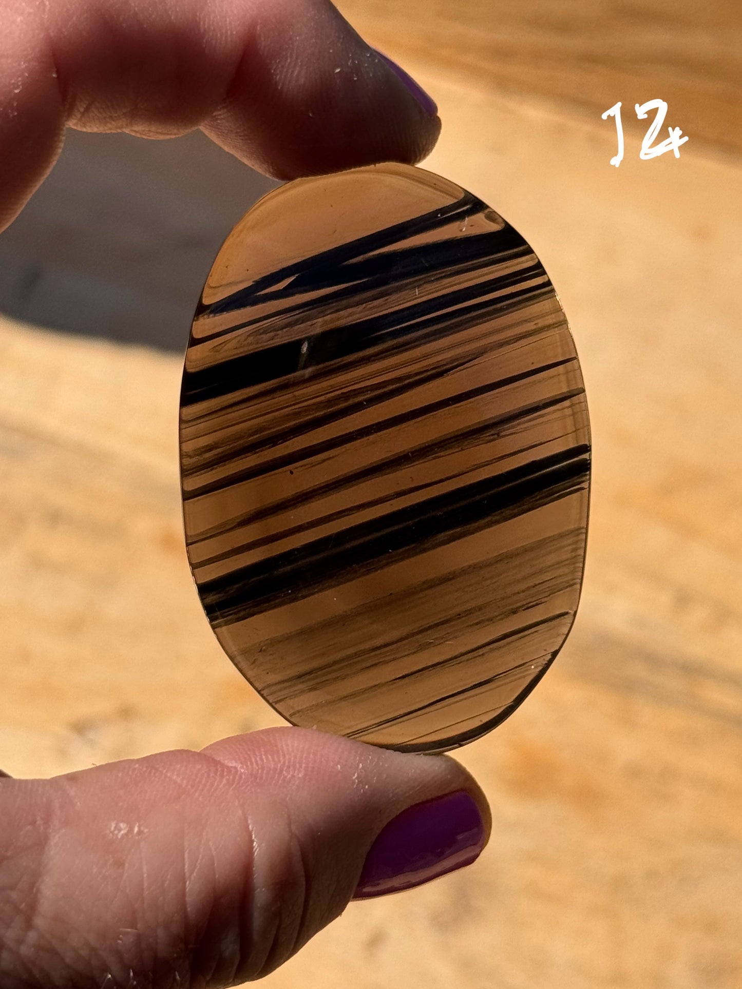 Midnight Lace Obsidian Palm Stones 20g to 30g