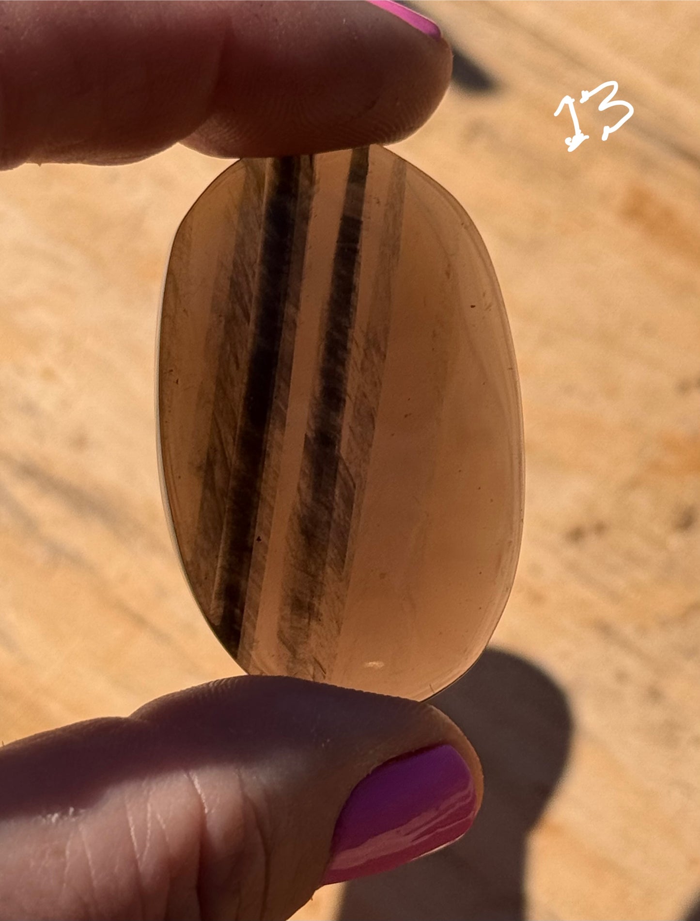 Midnight Lace Obsidian Palm Stones 20g to 30g