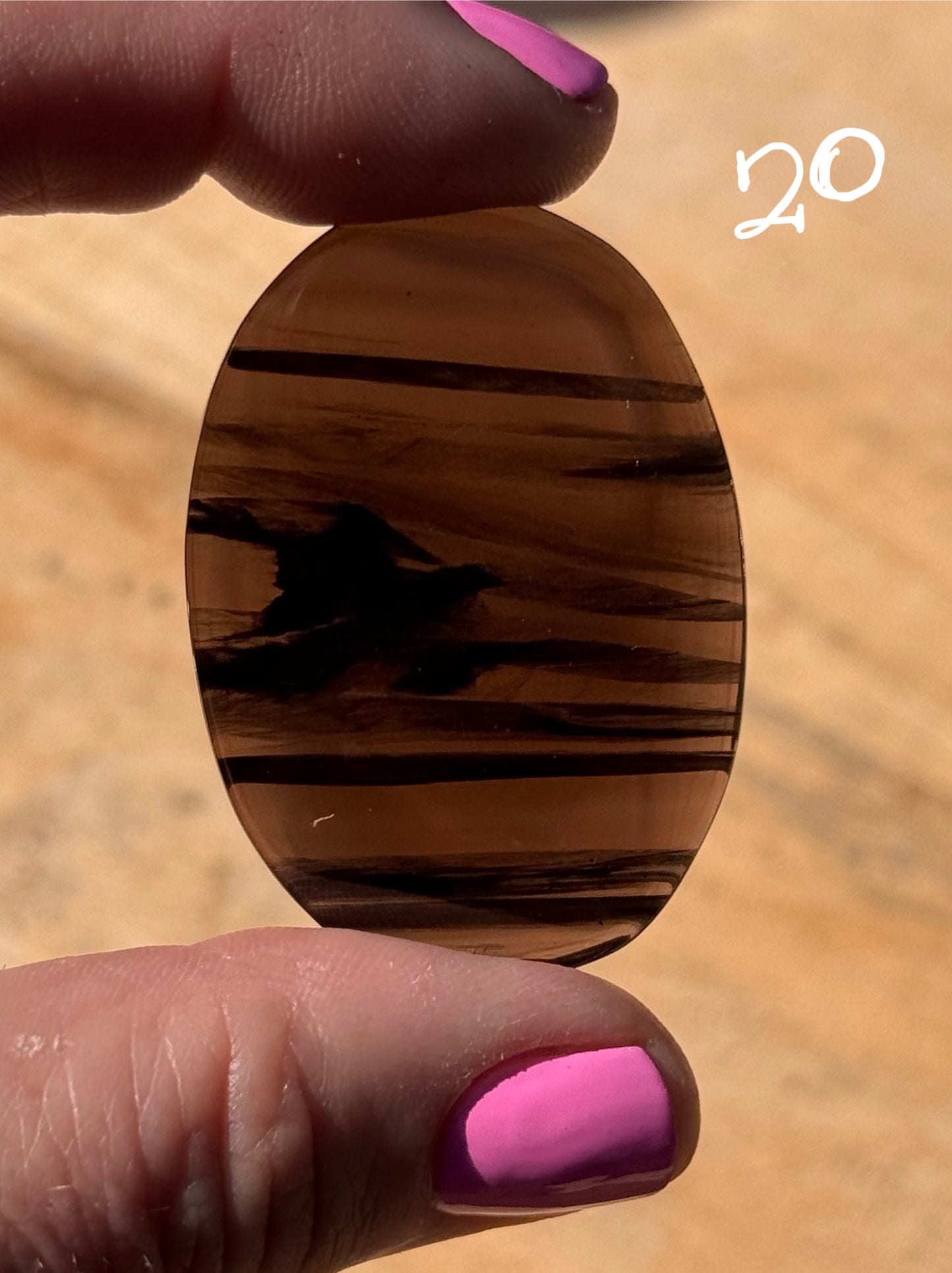 Midnight Lace Obsidian Palm Stones 20g to 30g