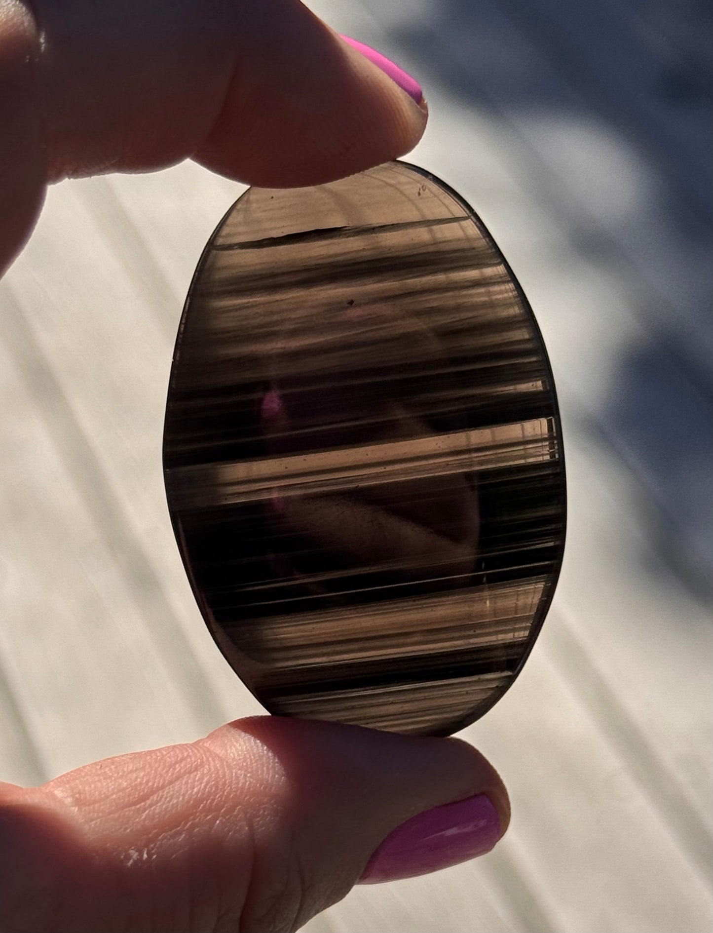 Midnight Lace Obsidian Palm Stones 20g to 30g