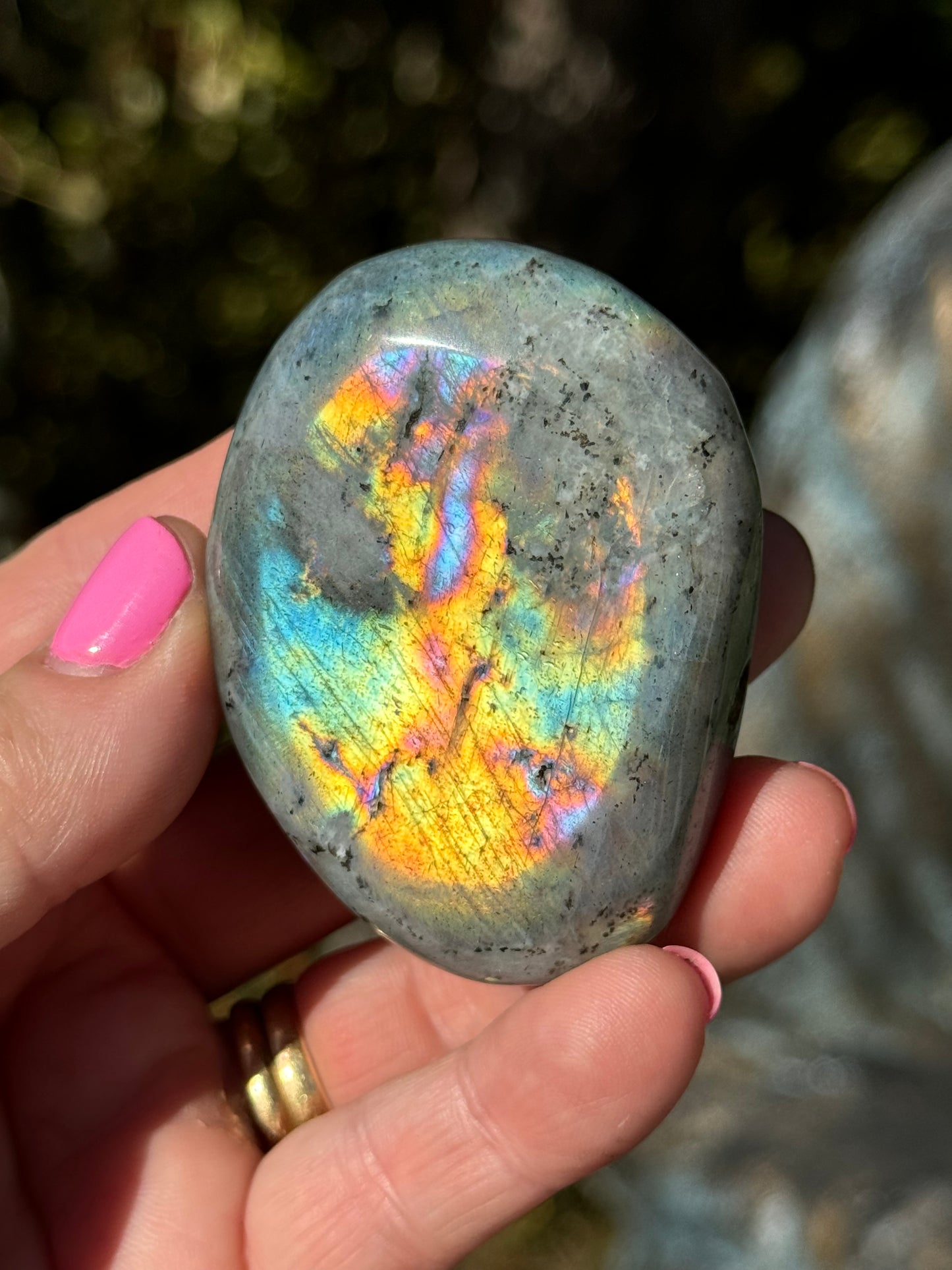 Labradorite  Palm Stone