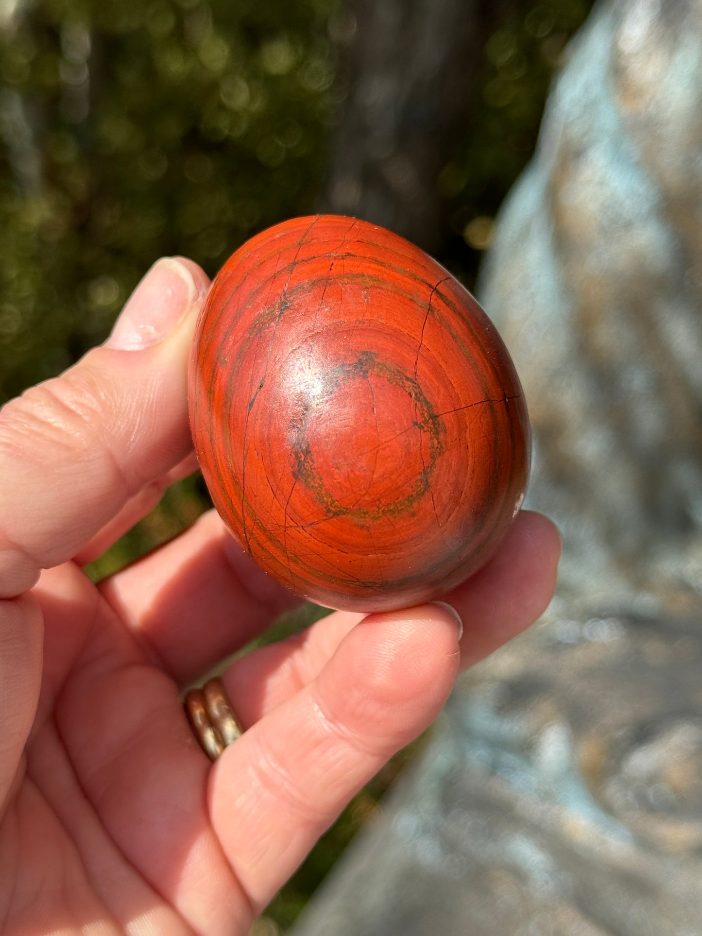 Red Jasper Egg