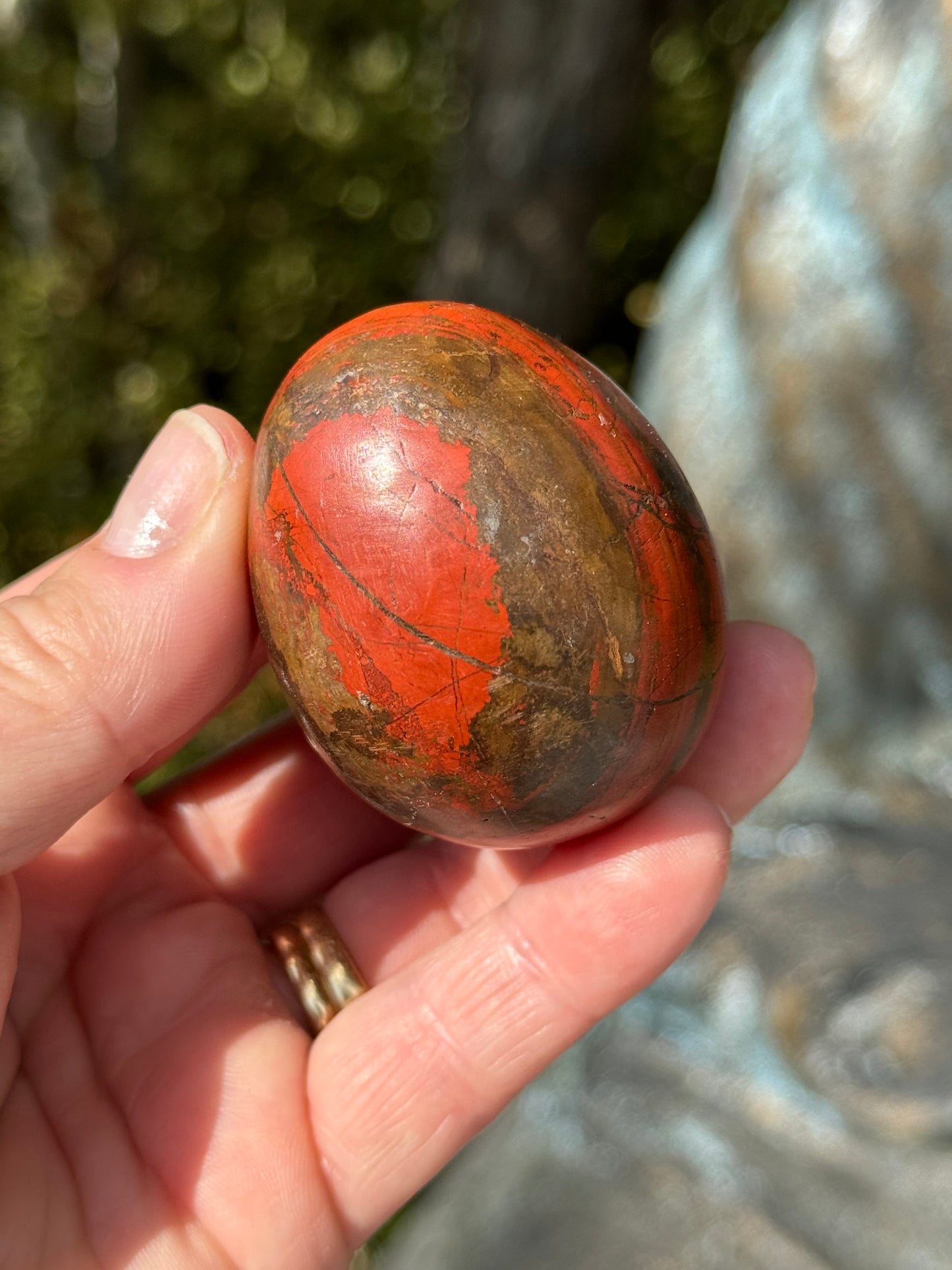 Red Jasper Egg