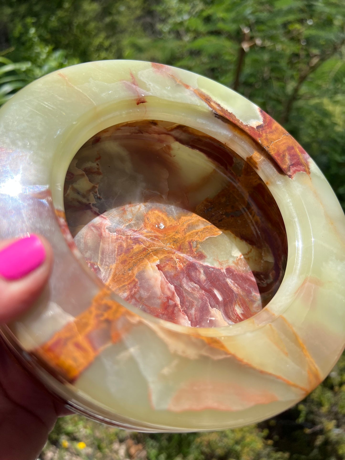 Green Onyx Bowl with Lid