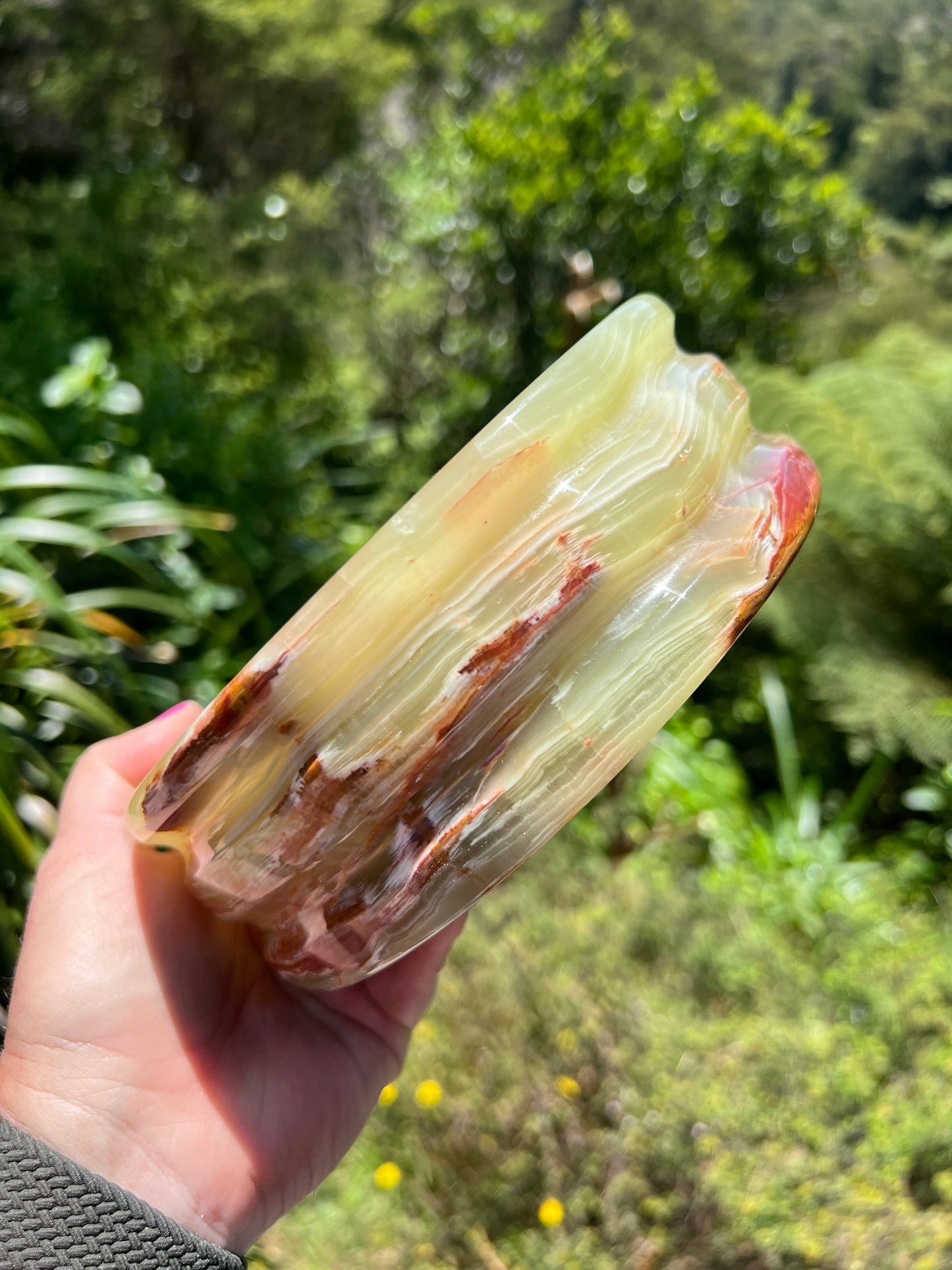 Green Onyx Bowl with Lid