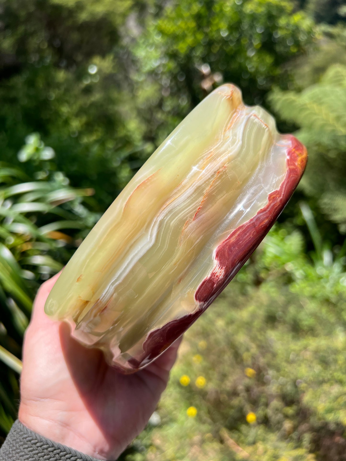 Green Onyx Bowl with Lid