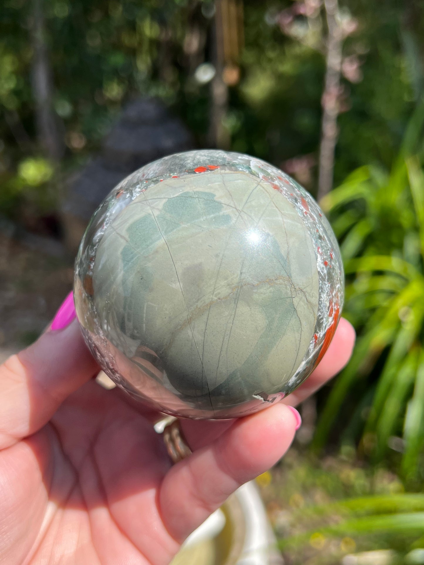 African Bloodstone Sphere