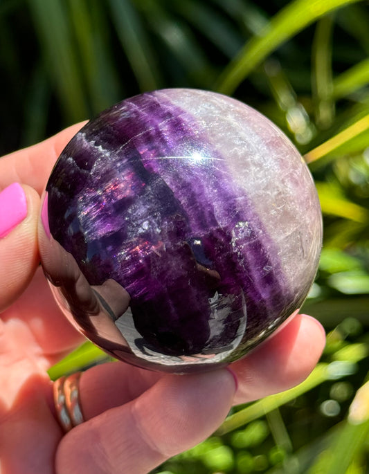 Purple Fluorite Sphere