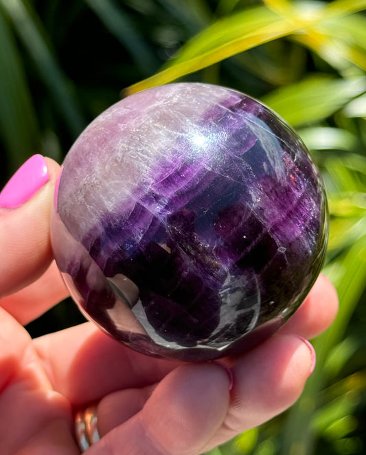 Purple Fluorite Sphere