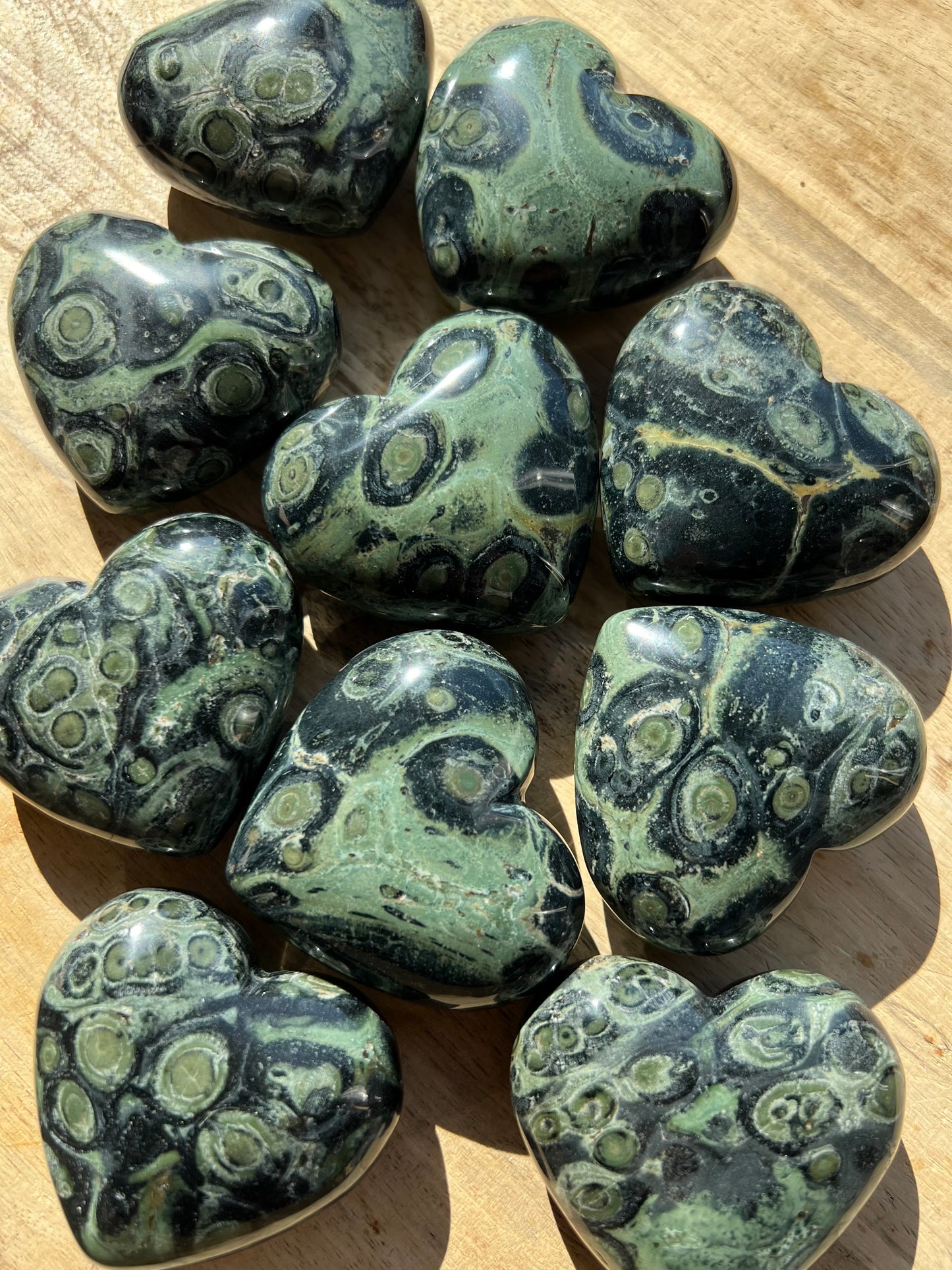 Kambaba Jasper Heart