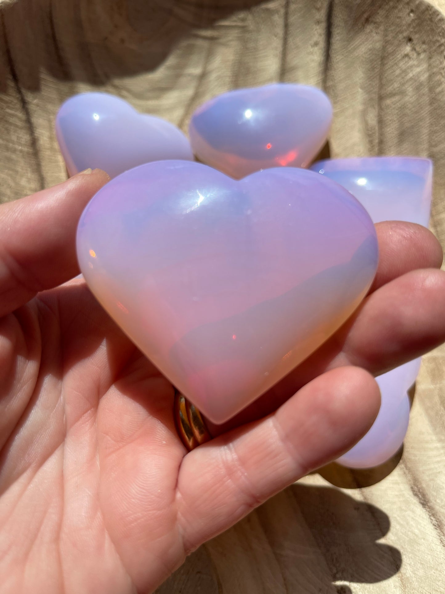 Opalite, Pink Heart