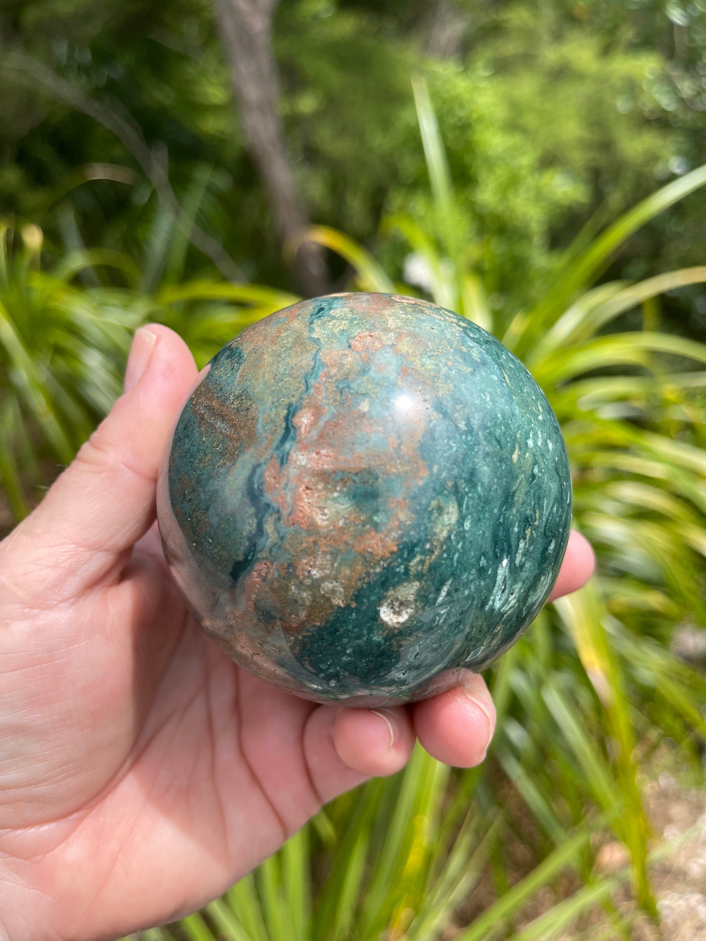 Ocean Jasper Sphere
