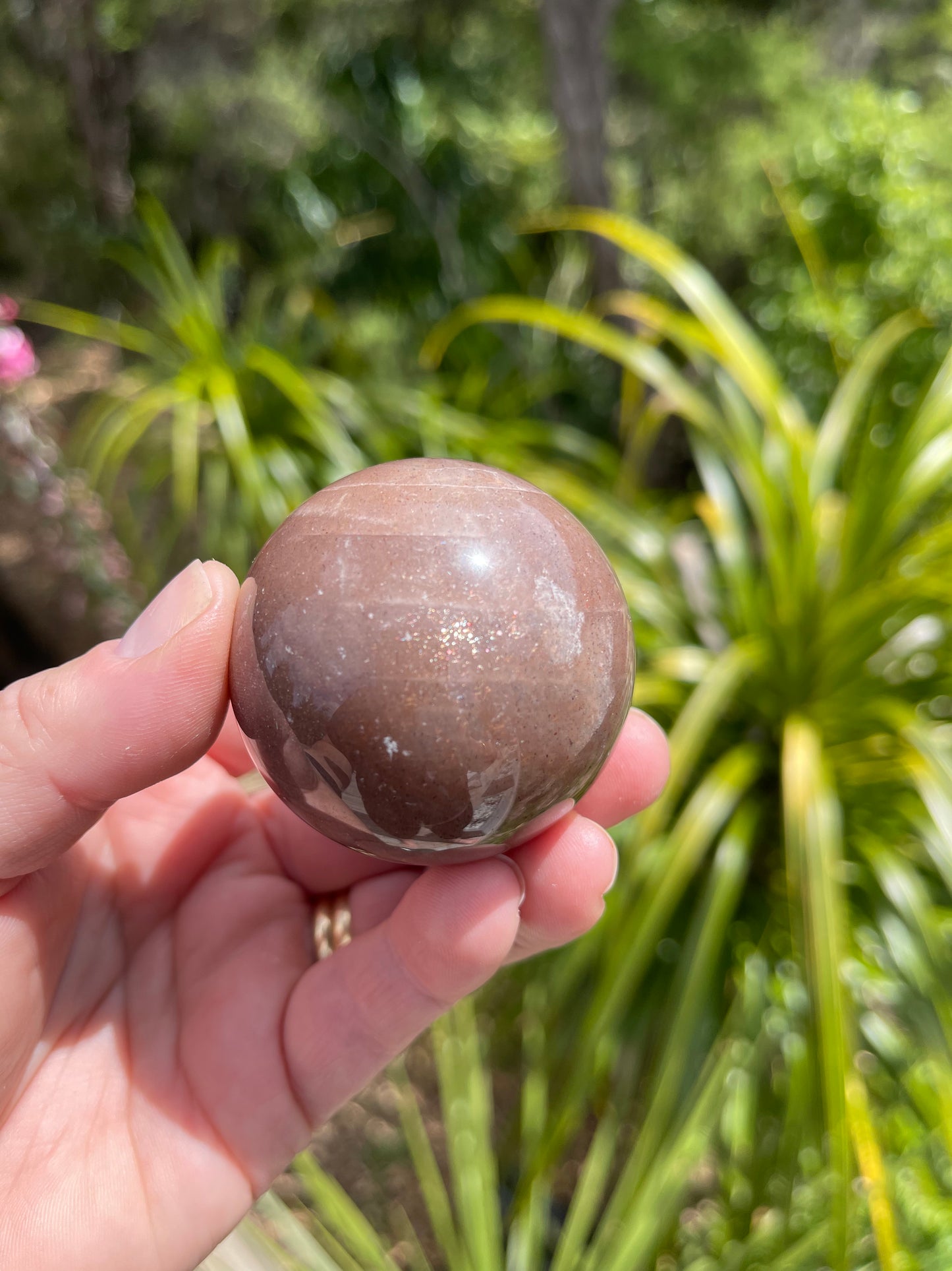 Sunstone and Moonstone Mix Sphere