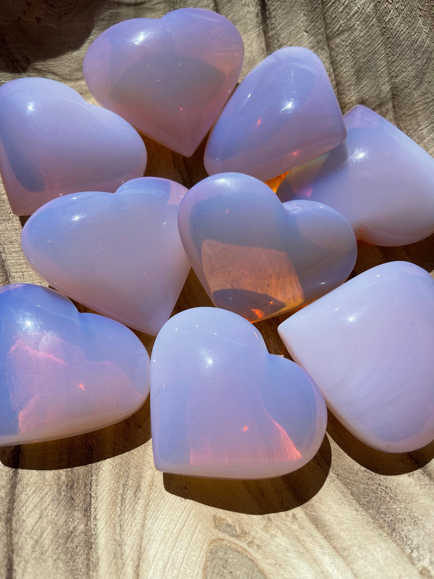 Opalite, Pink Heart