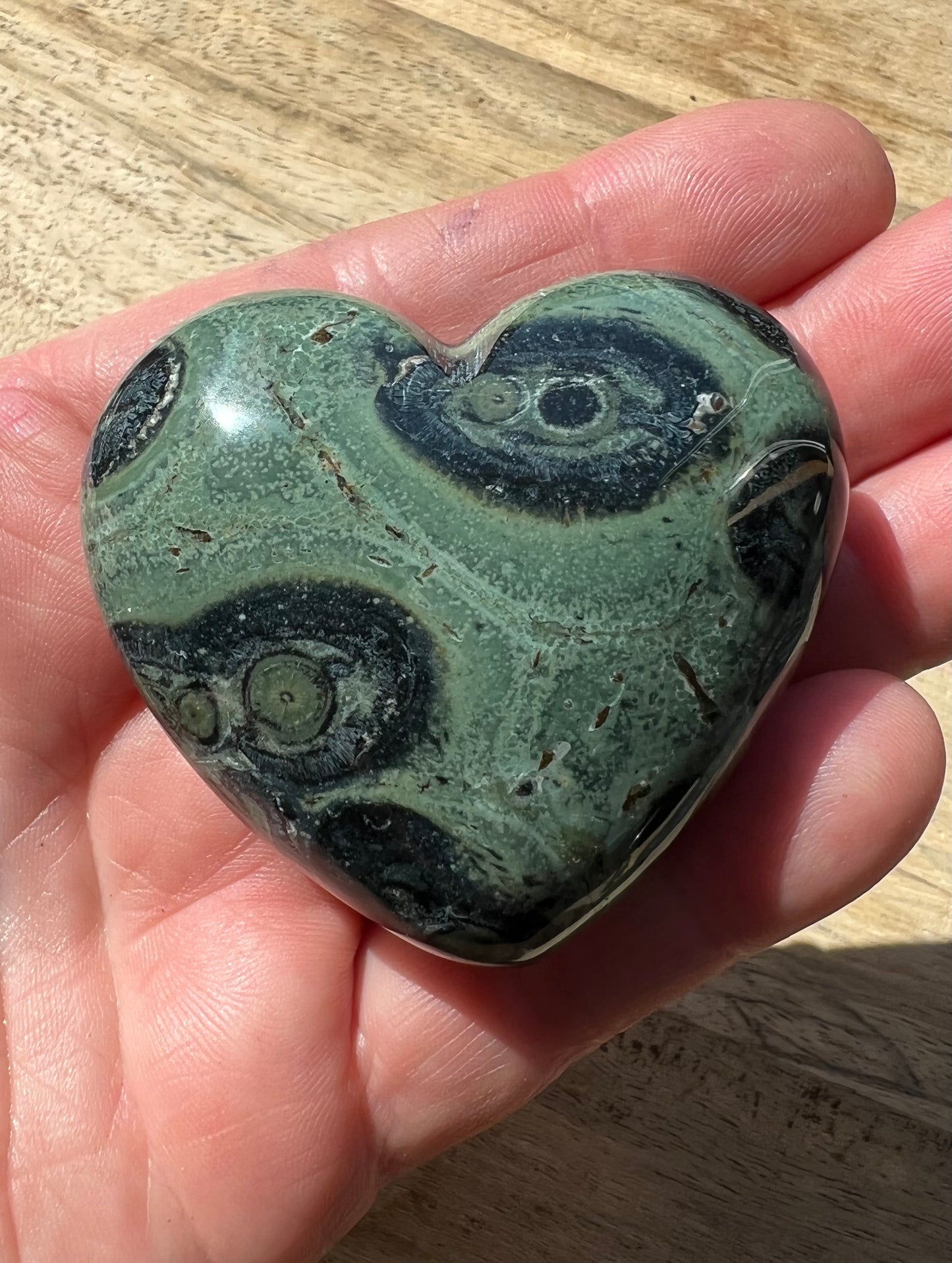 Kambaba Jasper Heart