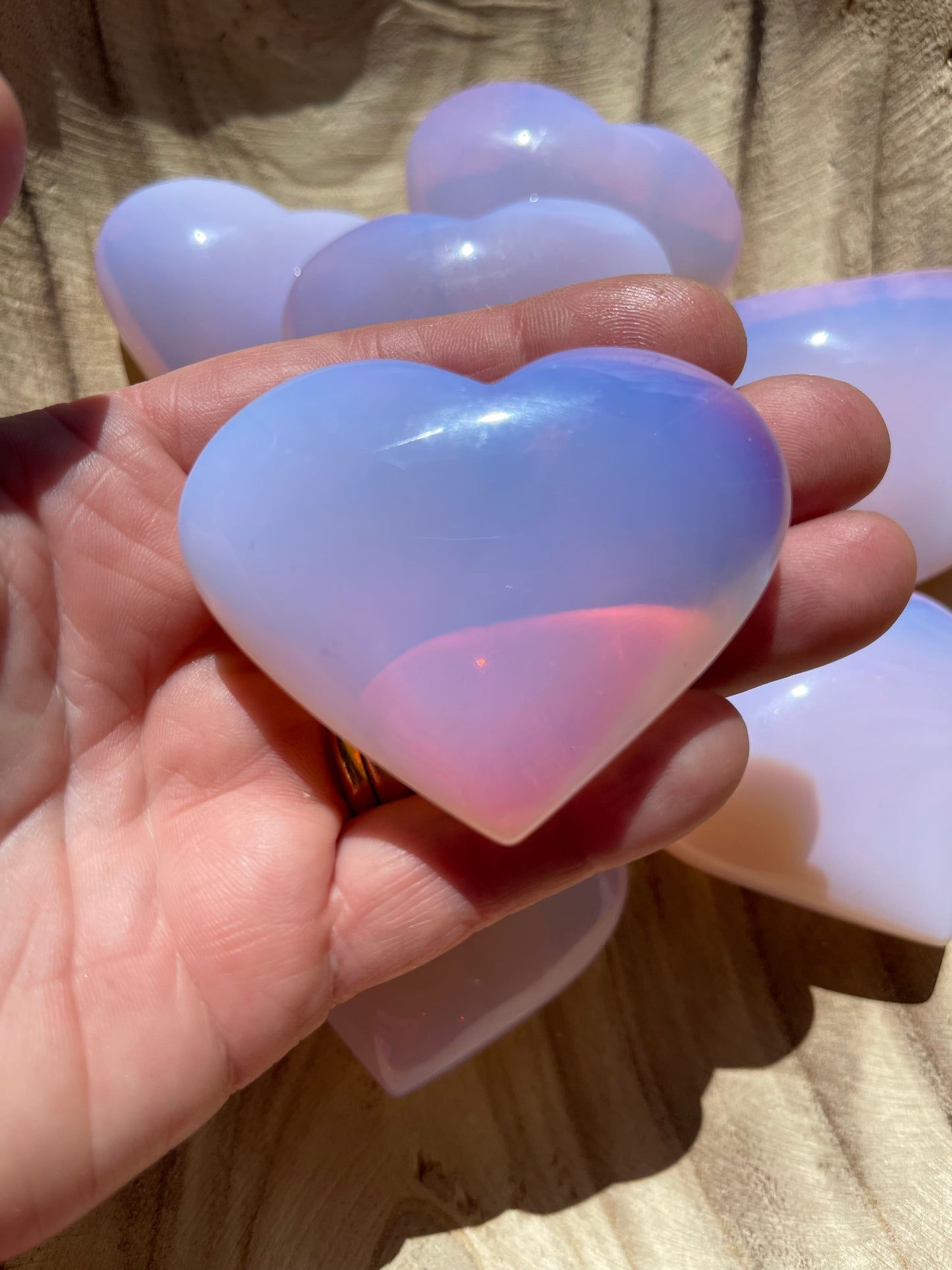 Opalite, Pink Heart