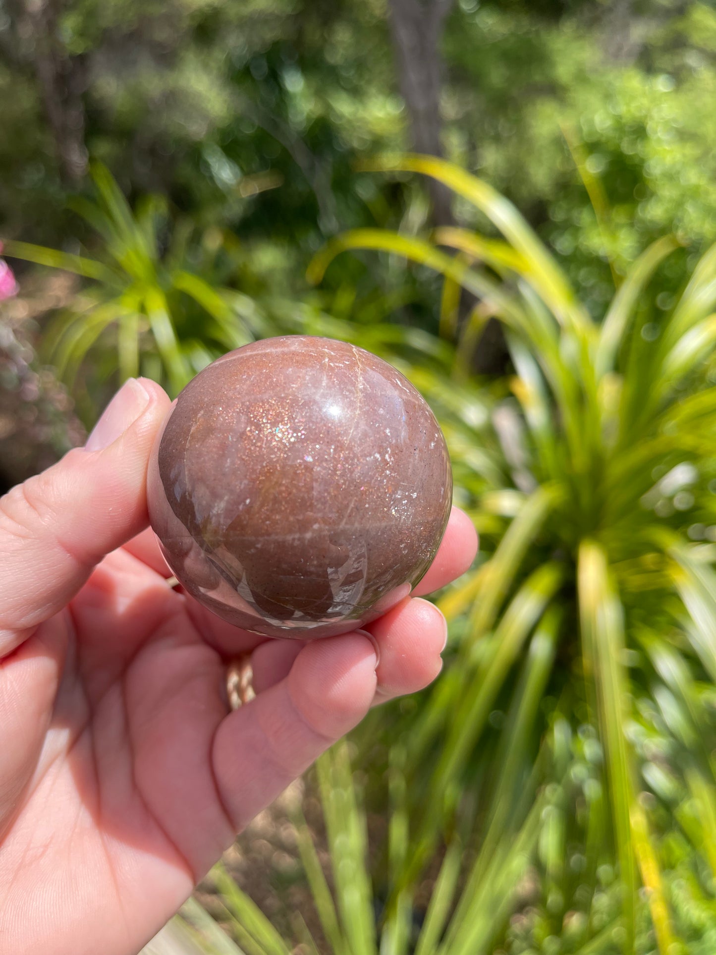 Sunstone and Moonstone Mix Sphere