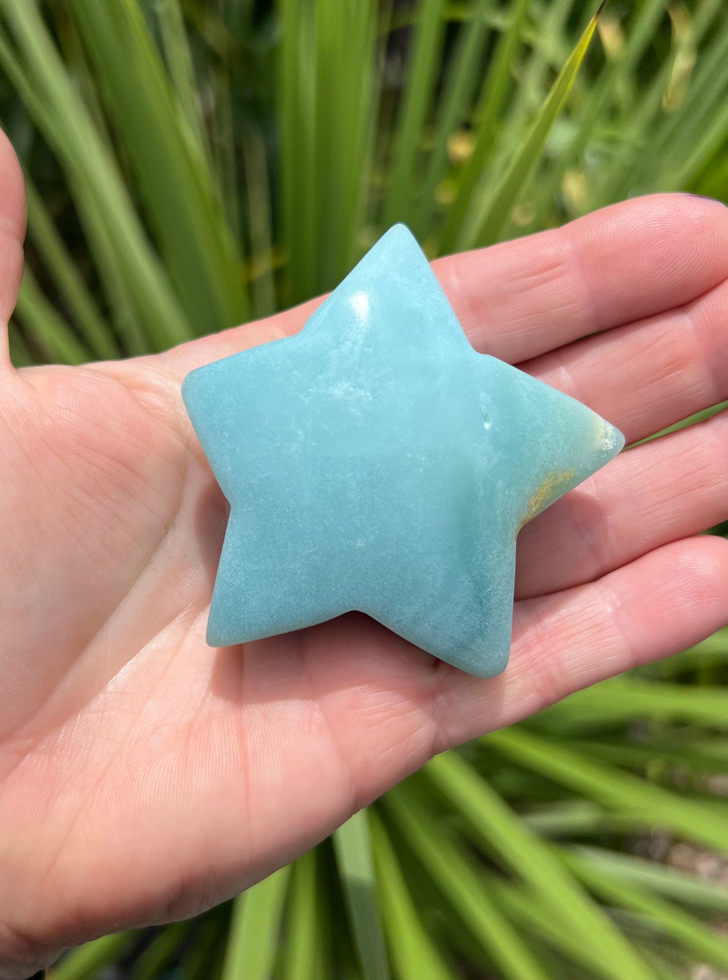 Blue Green  Quartz Star